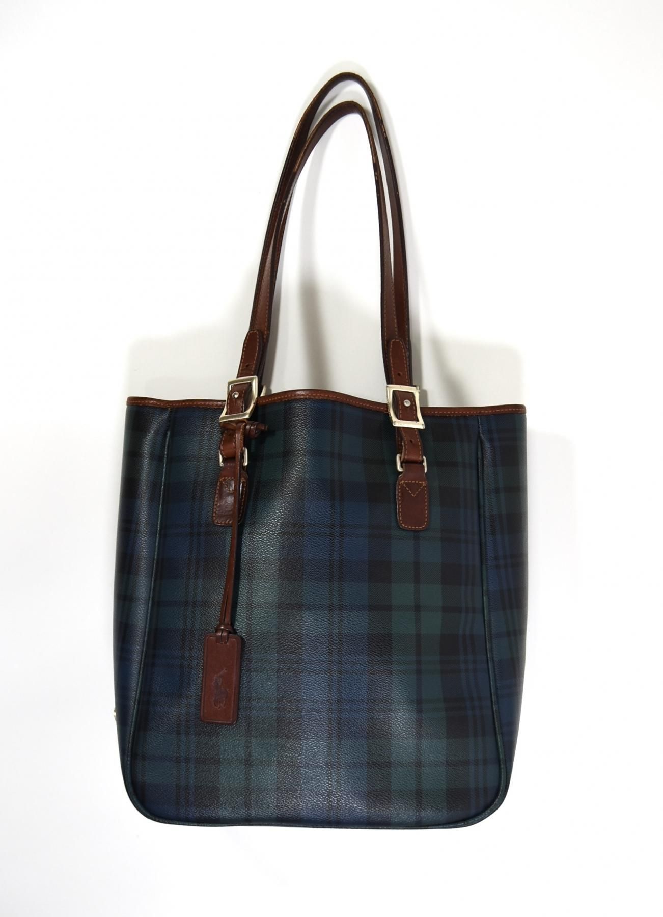 90s Polo Ralph Lauren Leather tote bag 