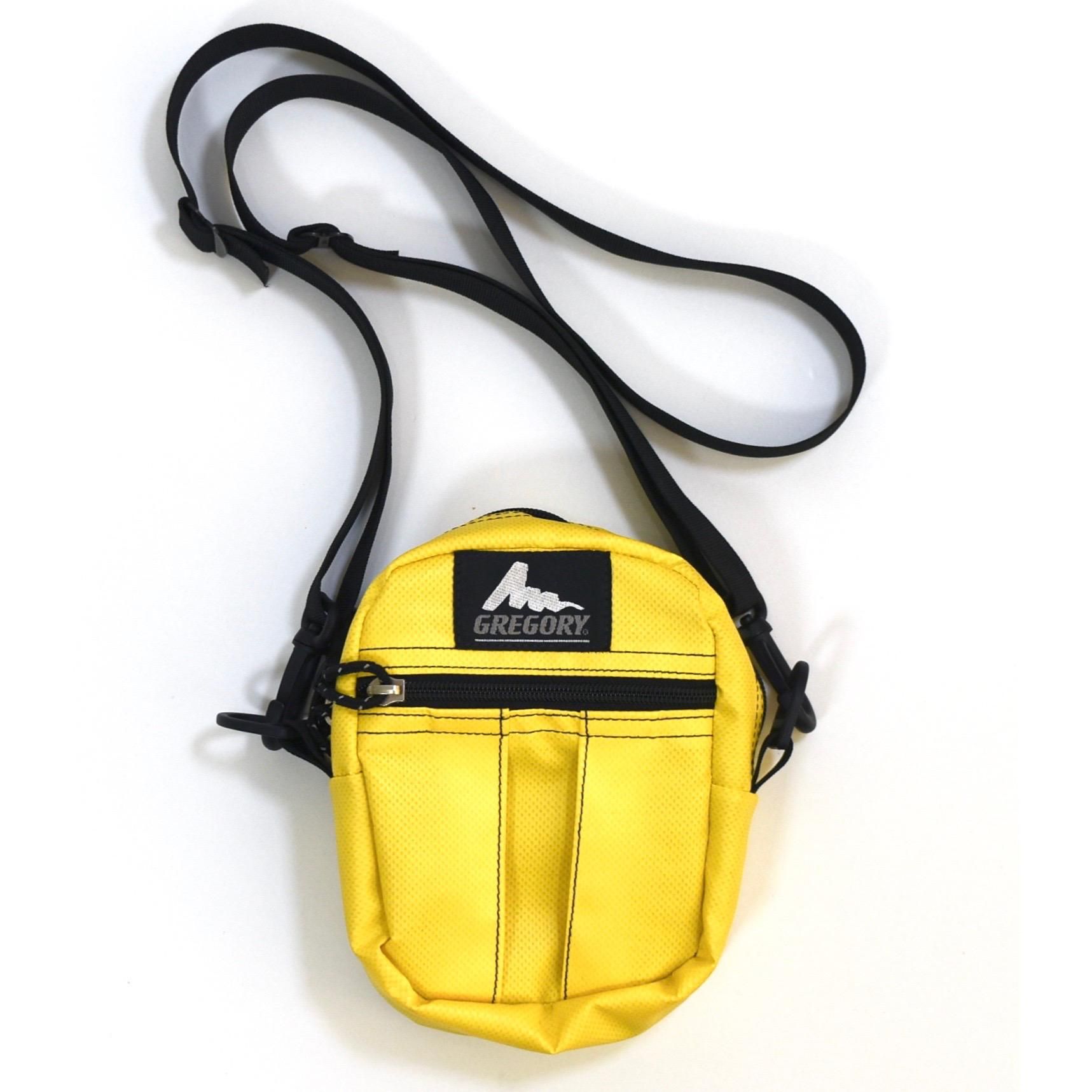 2000s GREGORY Tarpaulin nylon Quick pocket S MADE IN USA Yellow