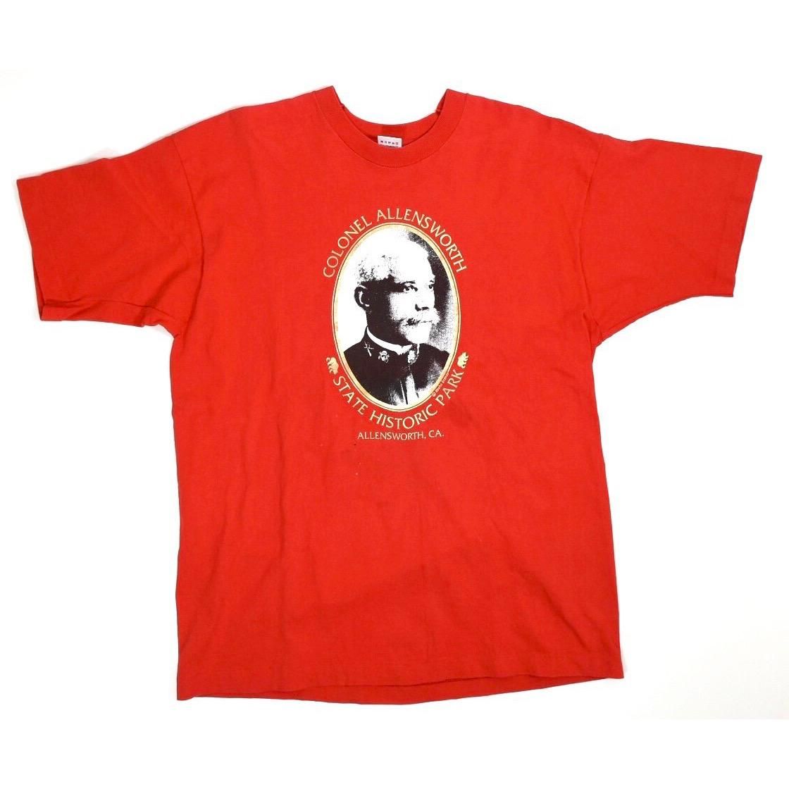 1990s COLONEL ALLENSWORTH STATE HISTORIC PARK Tee XL MADE IN USA Red