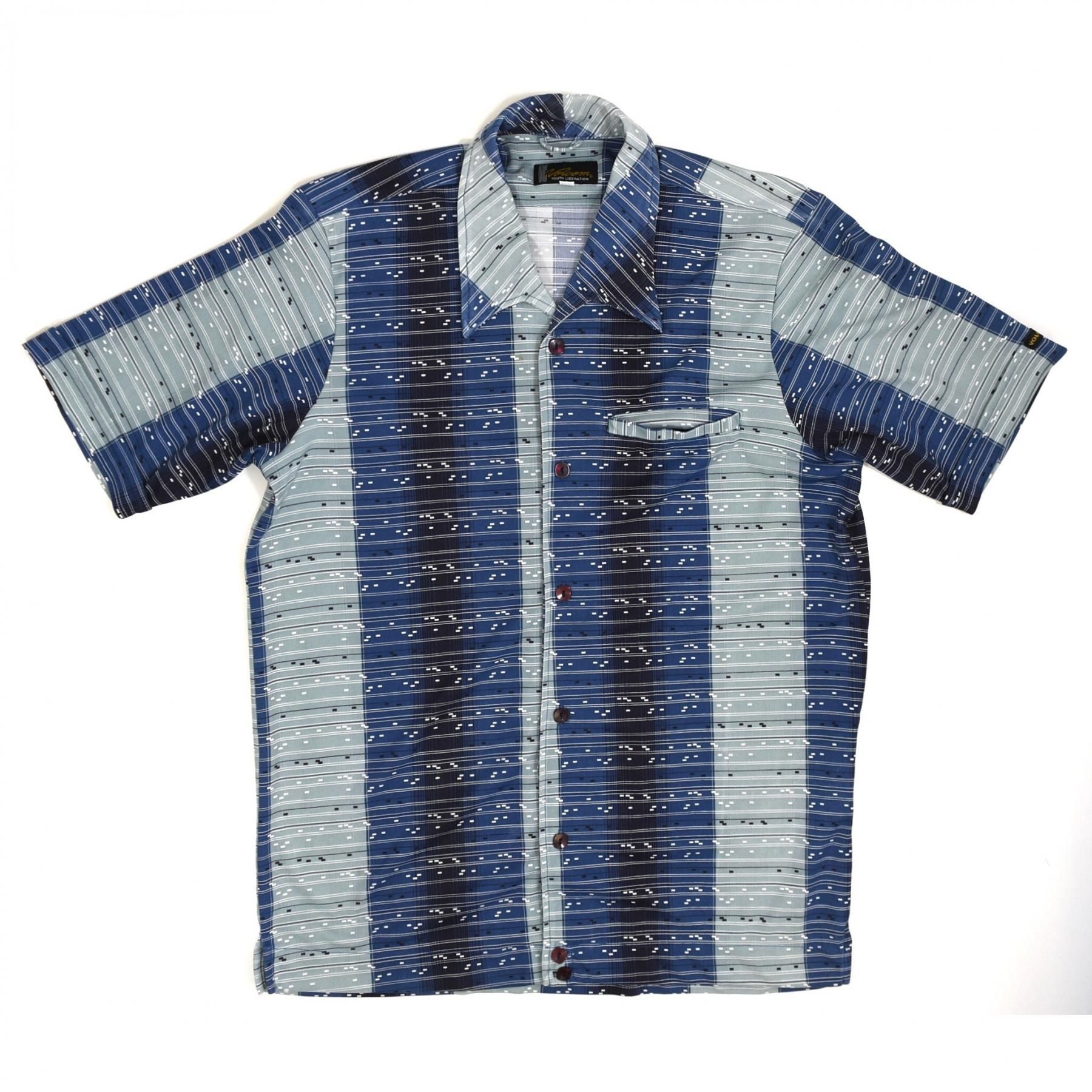1990s VOLCOM Board shirts M MADE IN USA Navy