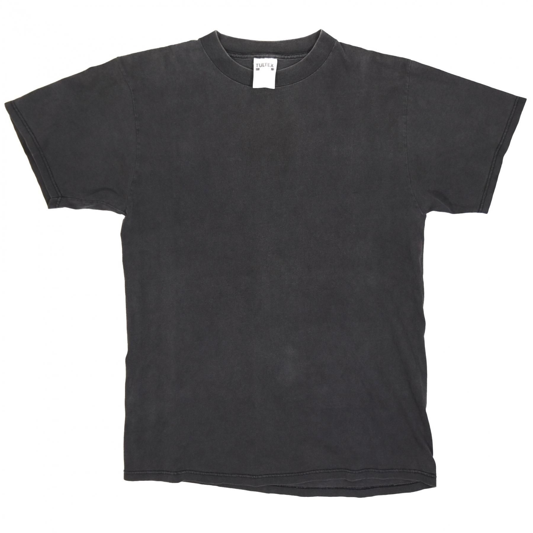 1990s TULTEX Plain Tee L Black