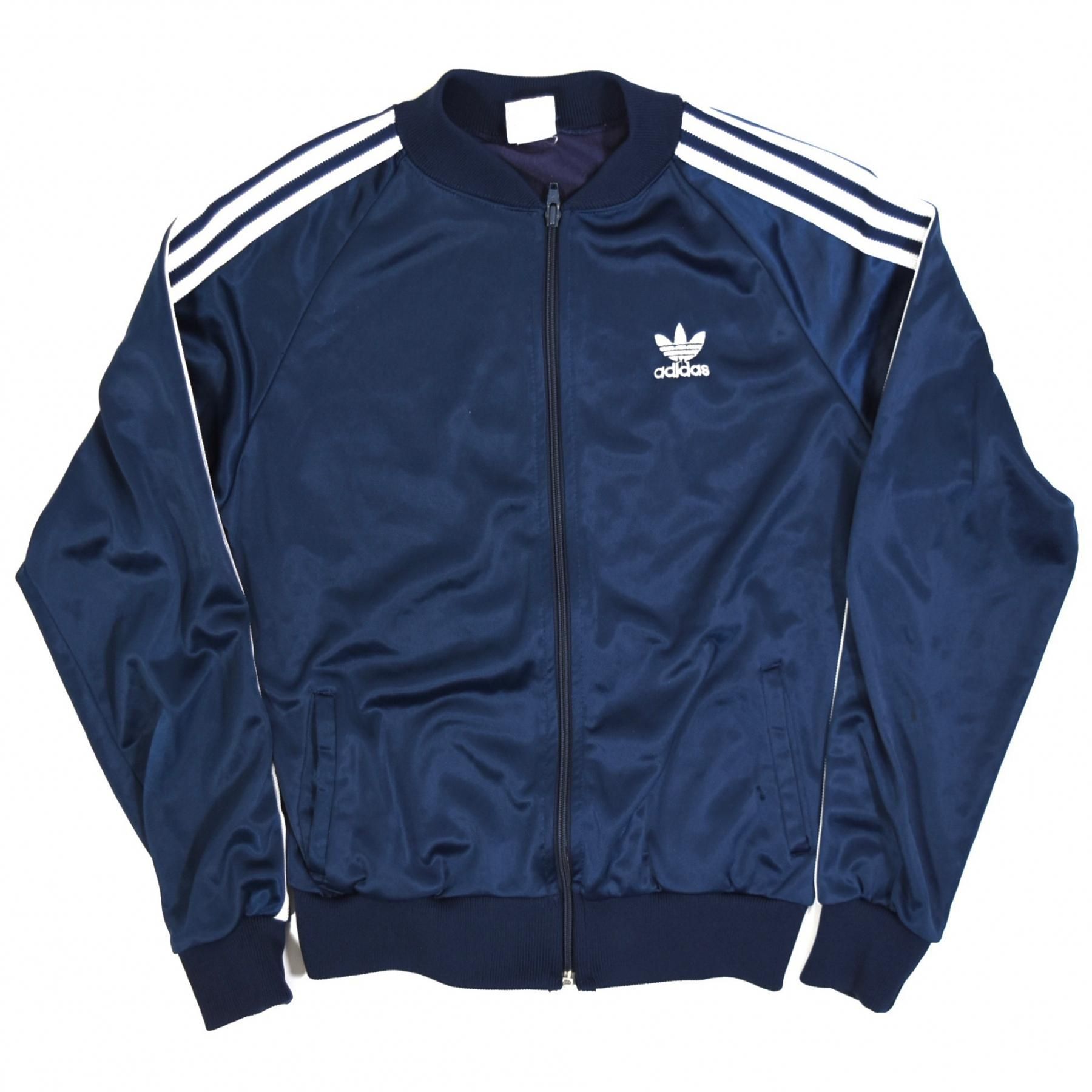 1980s adidas ATP type track jacket SM Navy