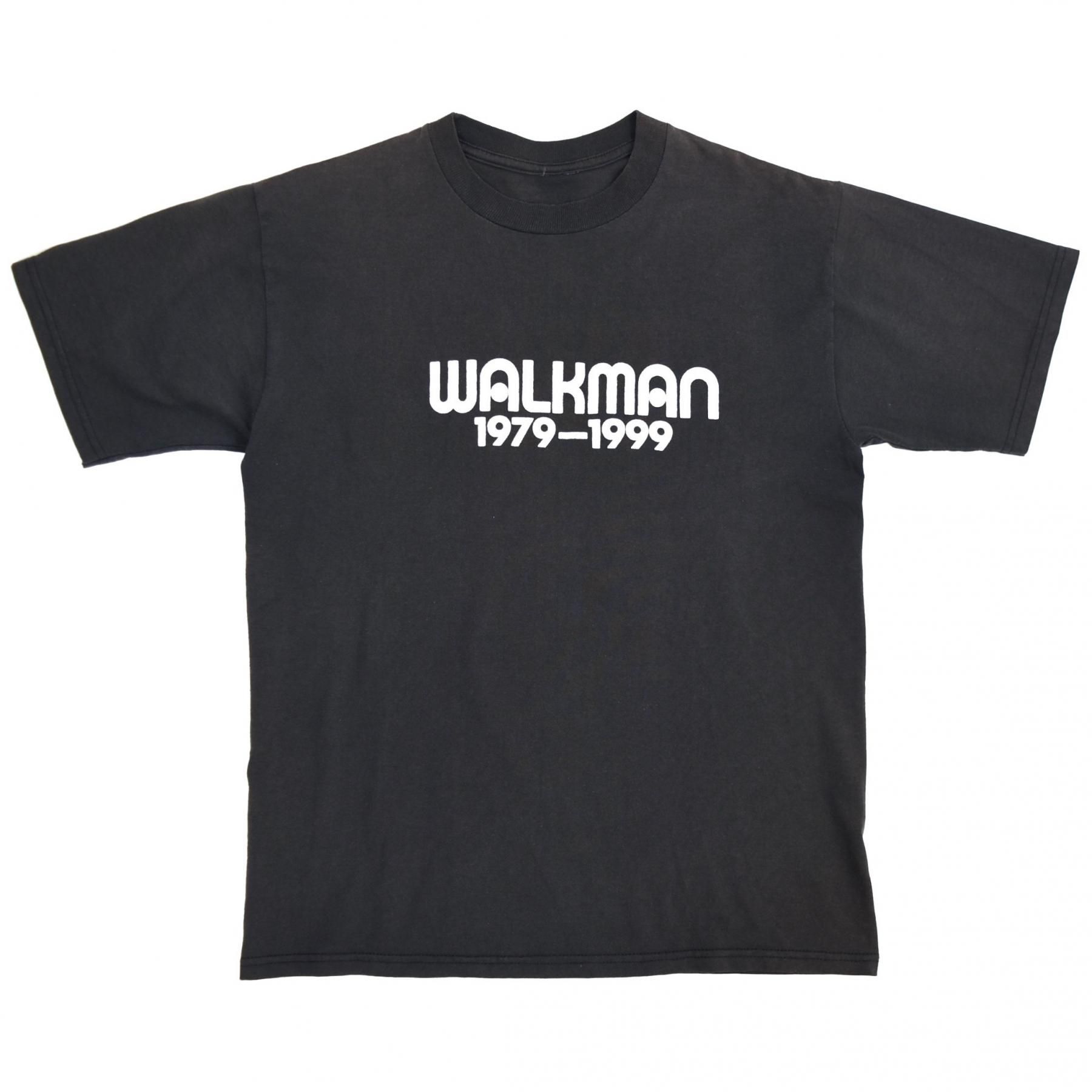 1999 SONY WALKMAN Tee L Black 