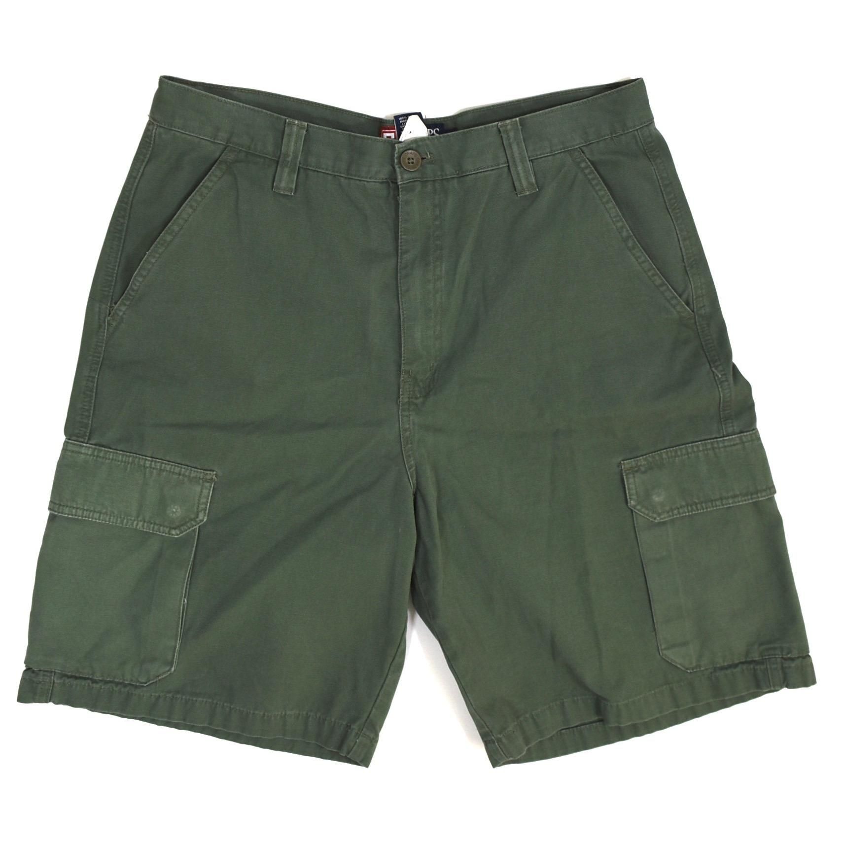 2000s CHAPS RALPH LAUREN Cotton cargo shorts W32 Green