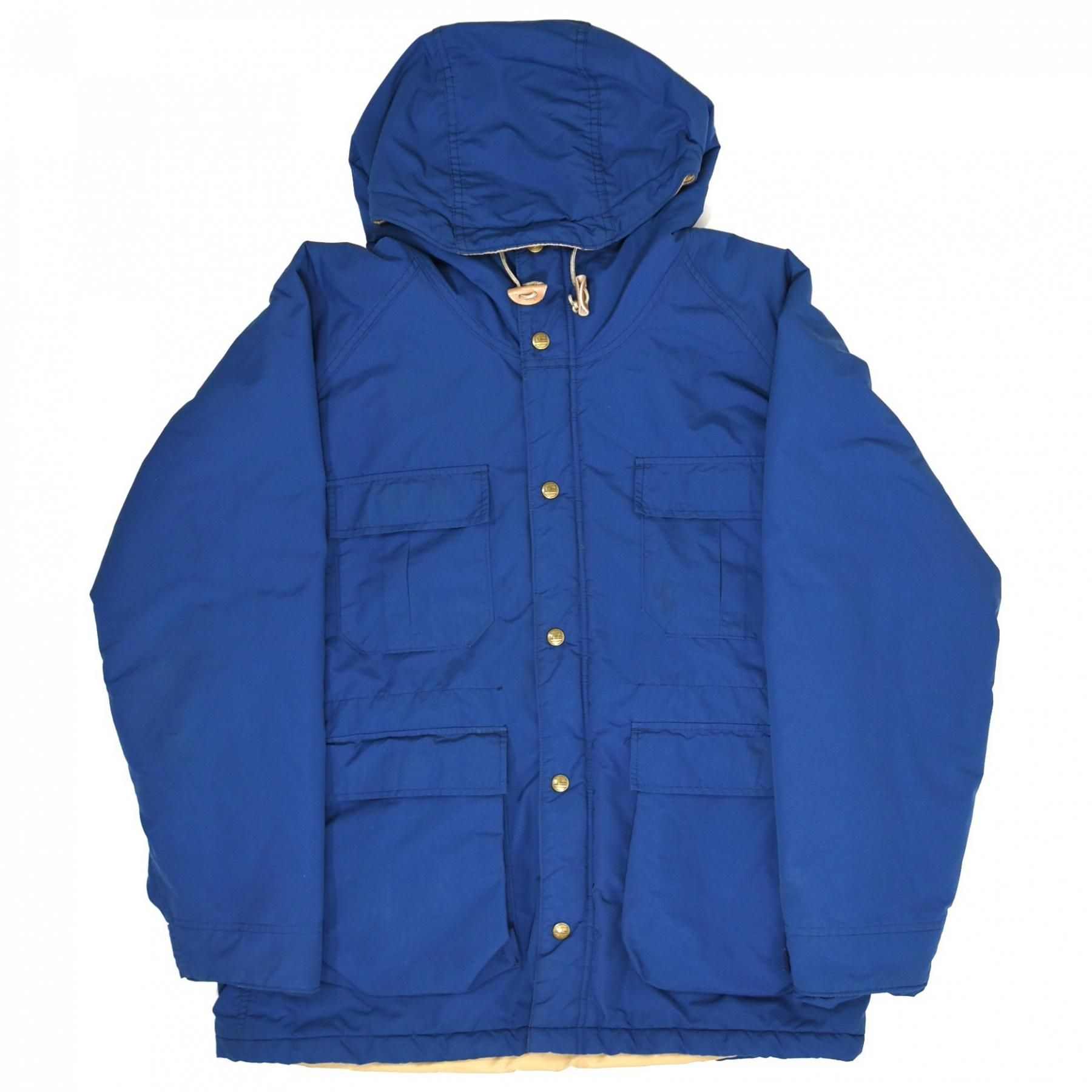 1980s L.L.Bean Baxter state parka L MADE IN USA NavyBeige