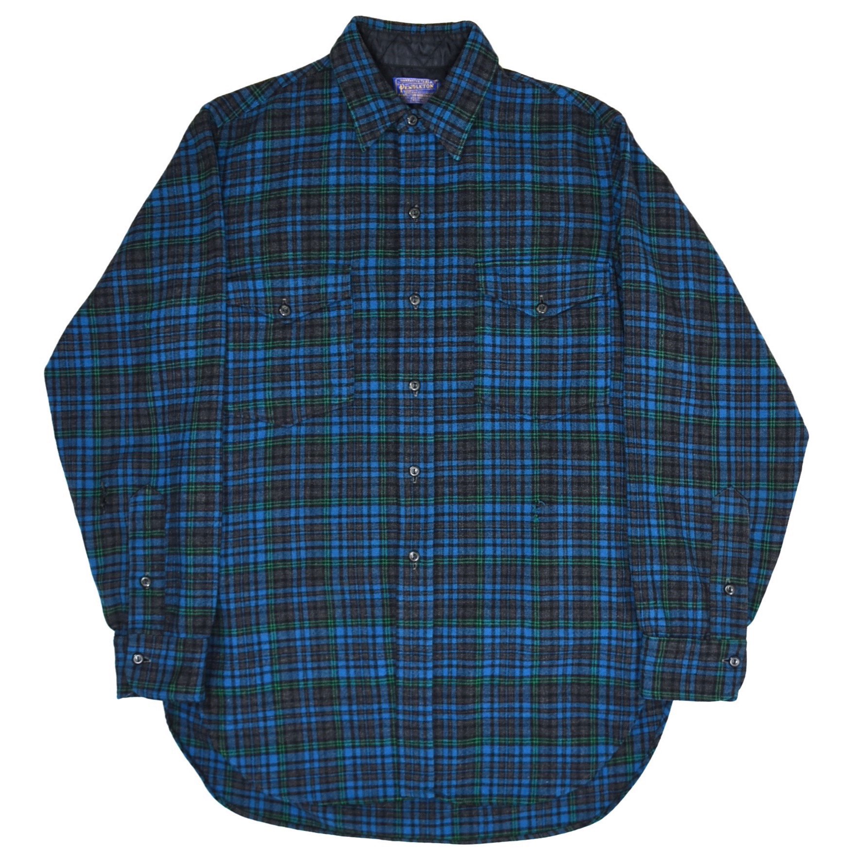 1950s PENDLETON Wool shirts LXL MADE IN USA NavyBlackGreen