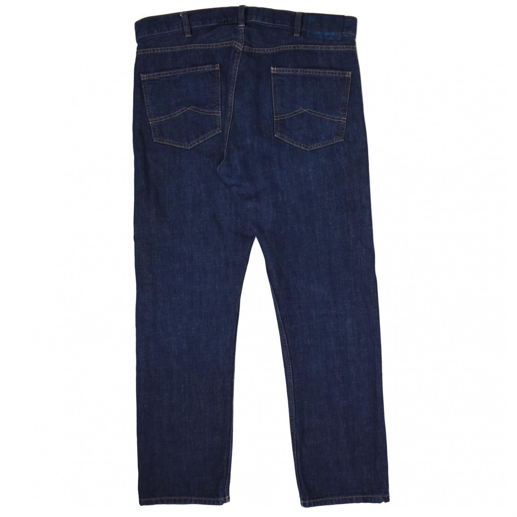 2016 PATAGONIA 'STRAIGHT' Organic cotton denim pants 3630 Indigo