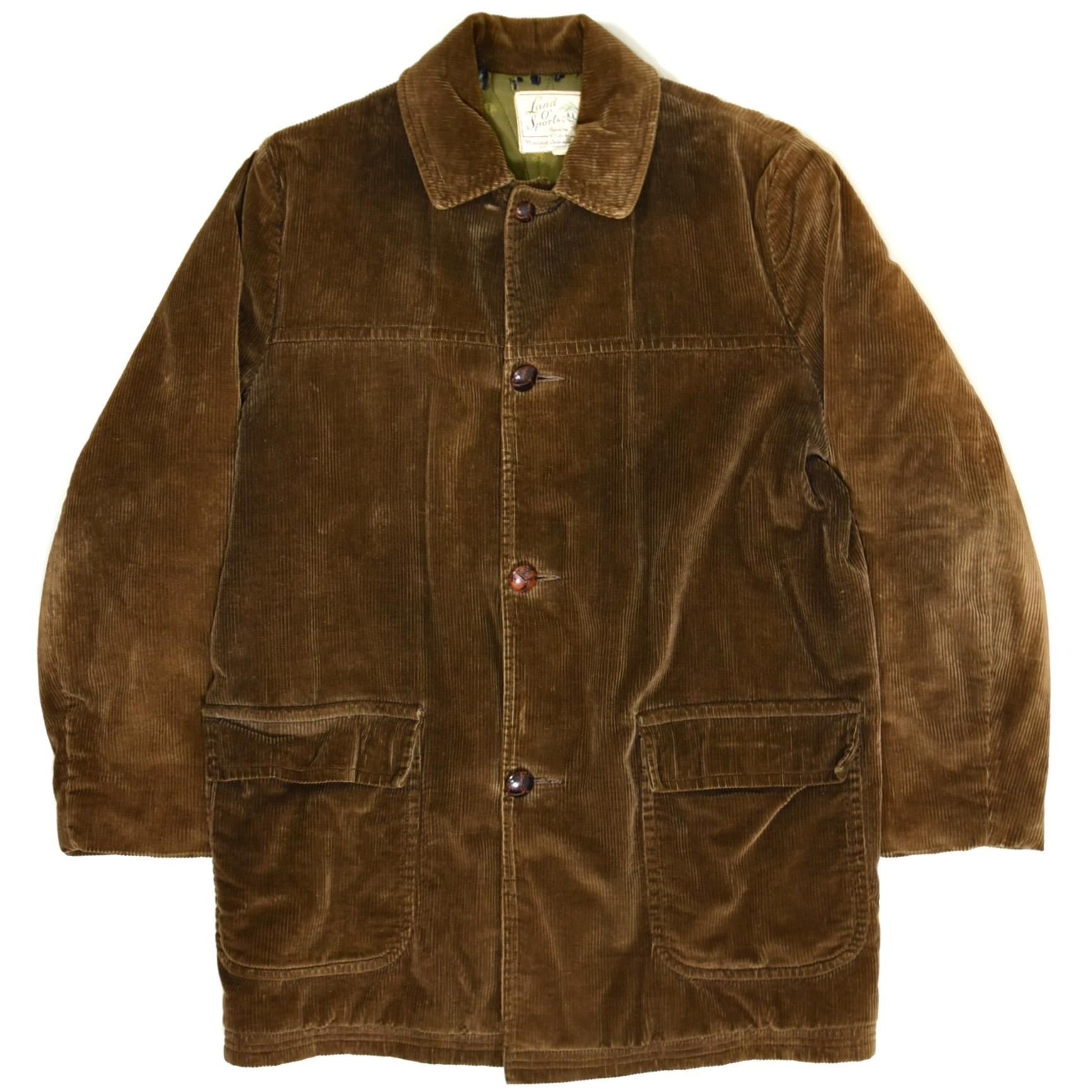 1960s Land o' sports Corduroy hunting coat L MADE IN USA Brown