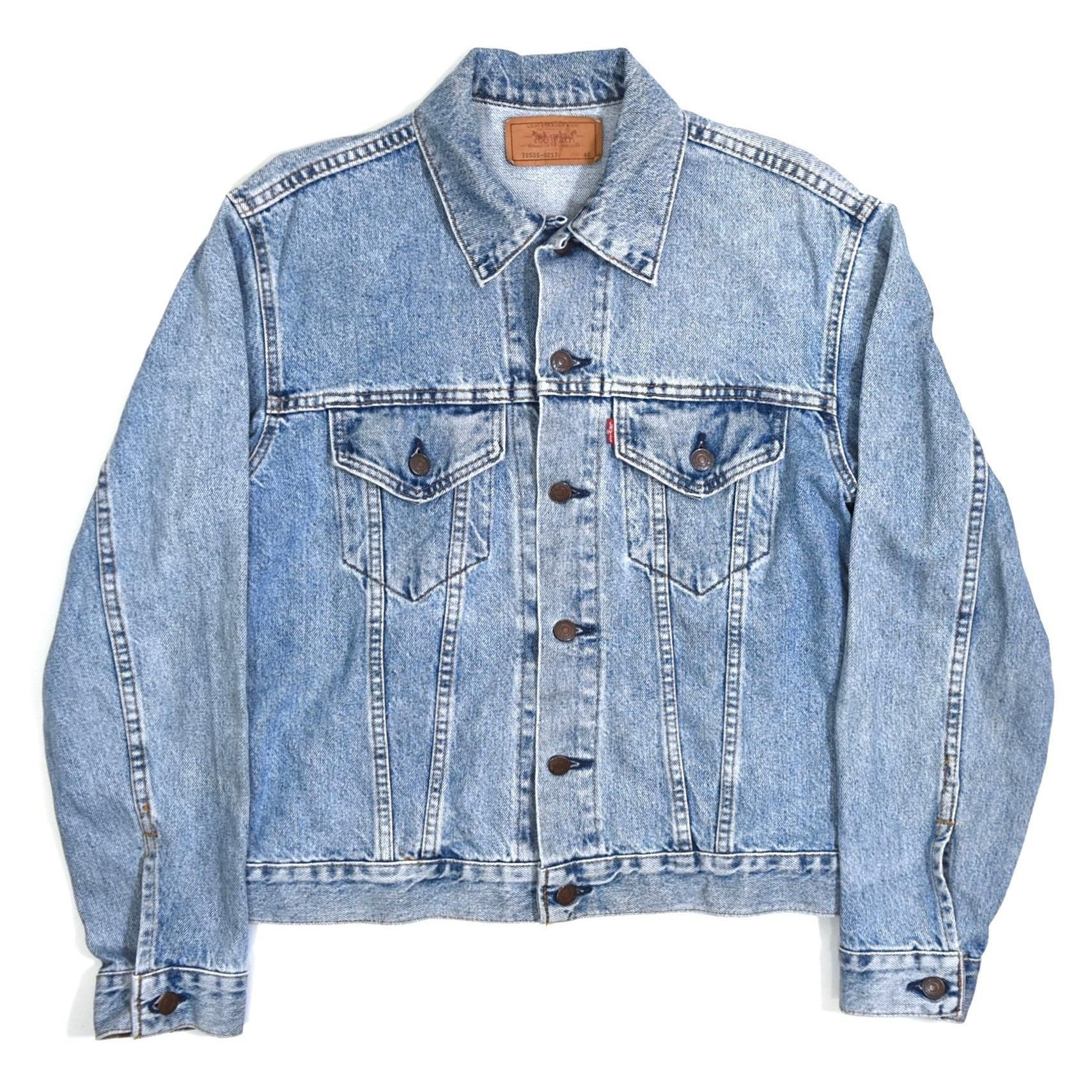 1993 LEVI'S 70505 40(ML) MADE IN USA Ice blue