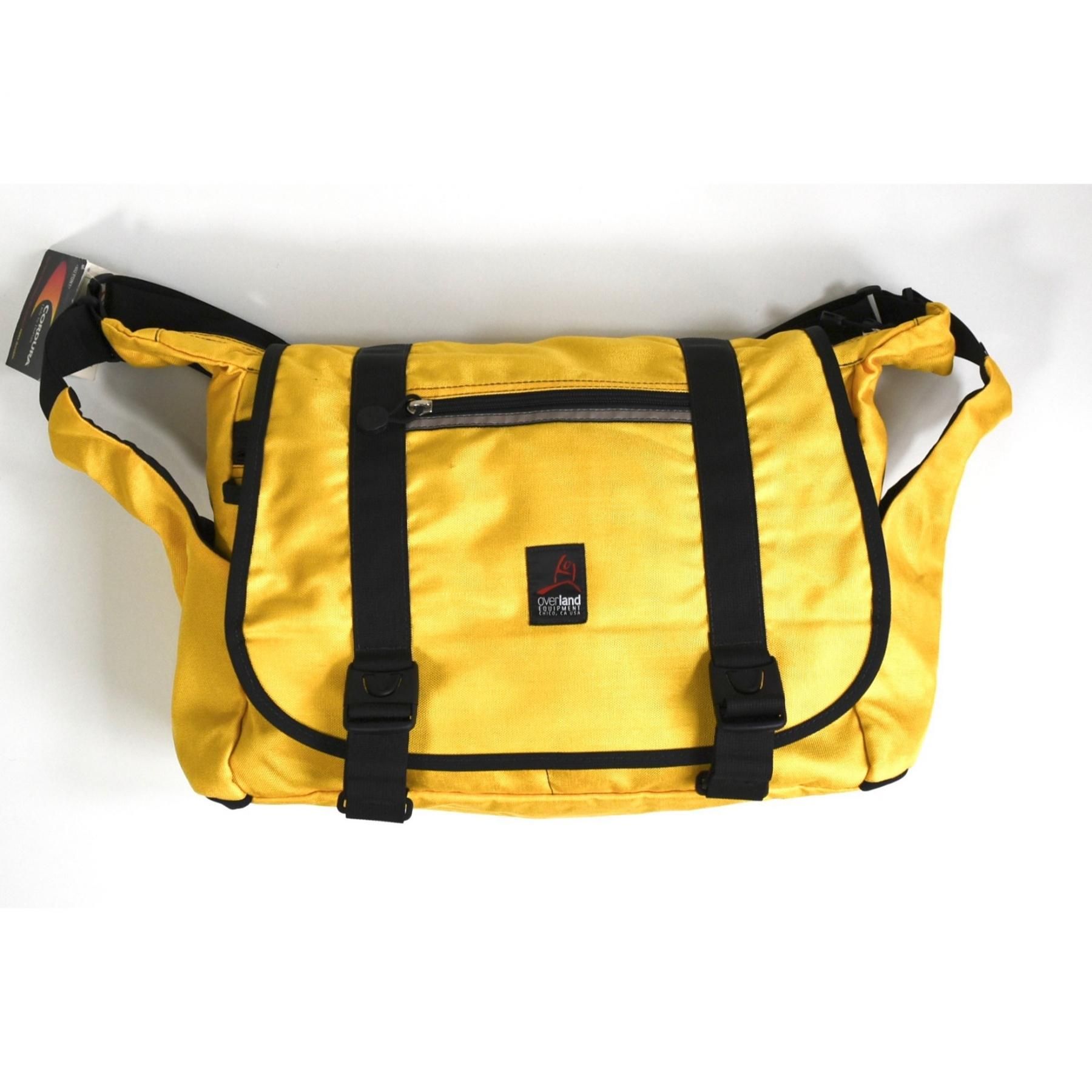 DEAD STOCK 1990s overland EQUIPMENT Cordura nylon shoulder bag MADE IN USA Yellow