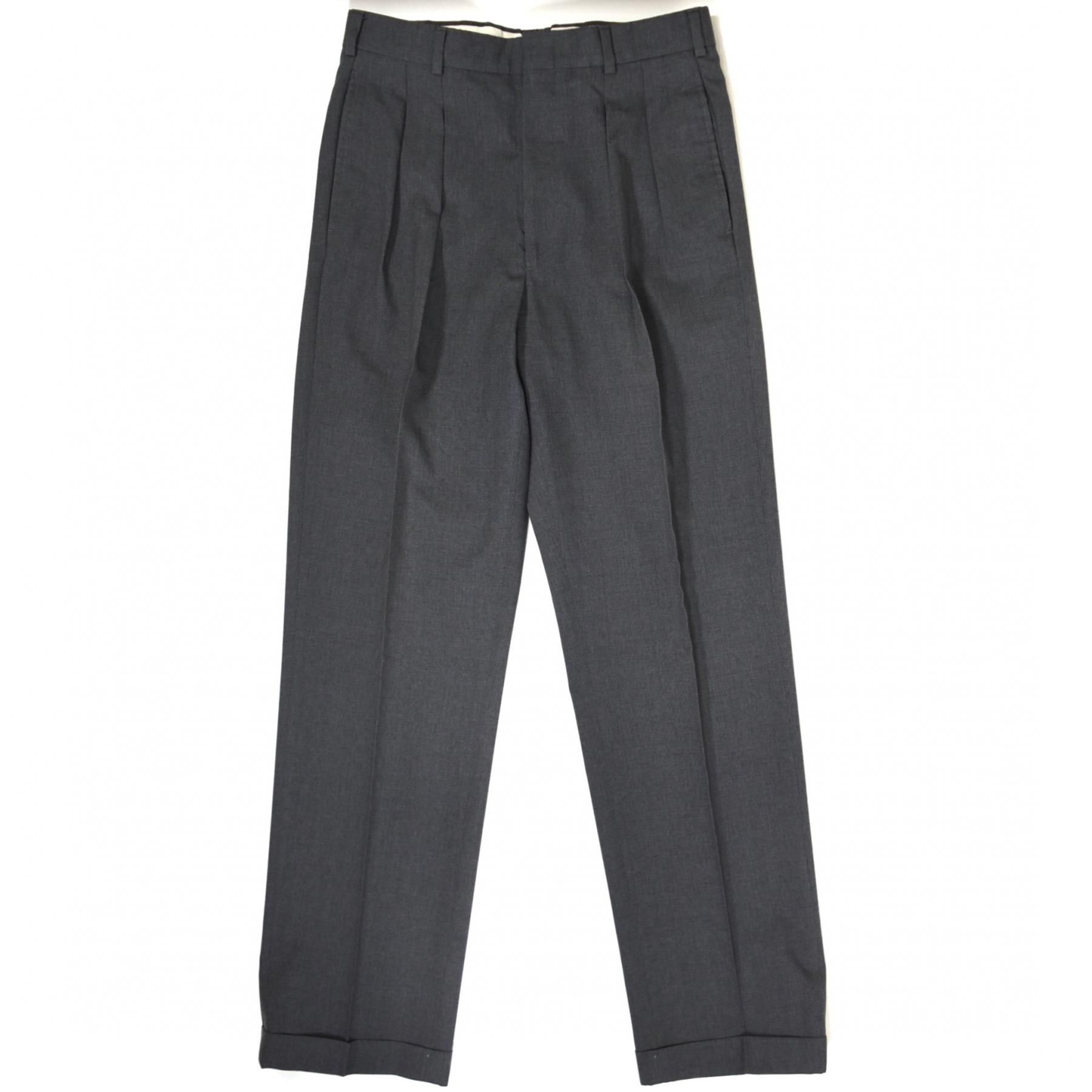 DEAD STOCK 1980s L.L.Bean Worsted wool pants W32 Gray 