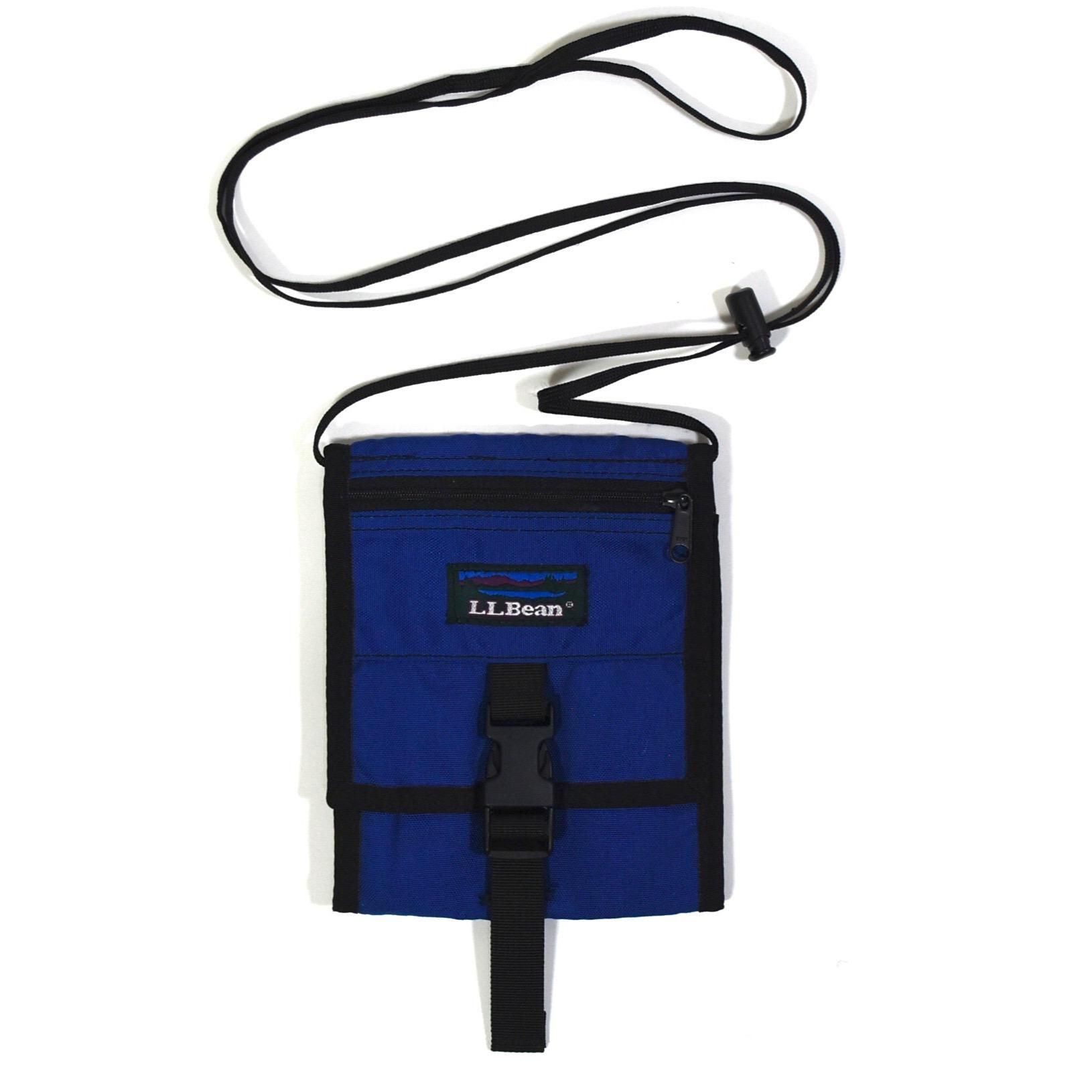 1990s L.L.Bean Adventure document pouch Royal blue