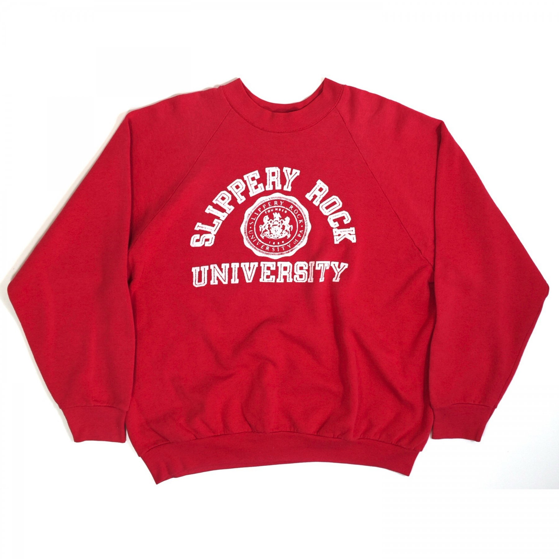 1990s SLIPPERY ROCK Sweat Shirts L١MADE IN USA