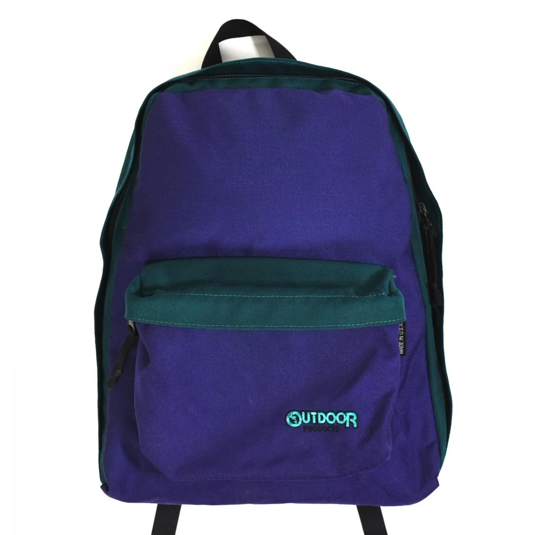 1990s OUTDOOR PRODUCTS Daypack MADE IN USA GreenPurple