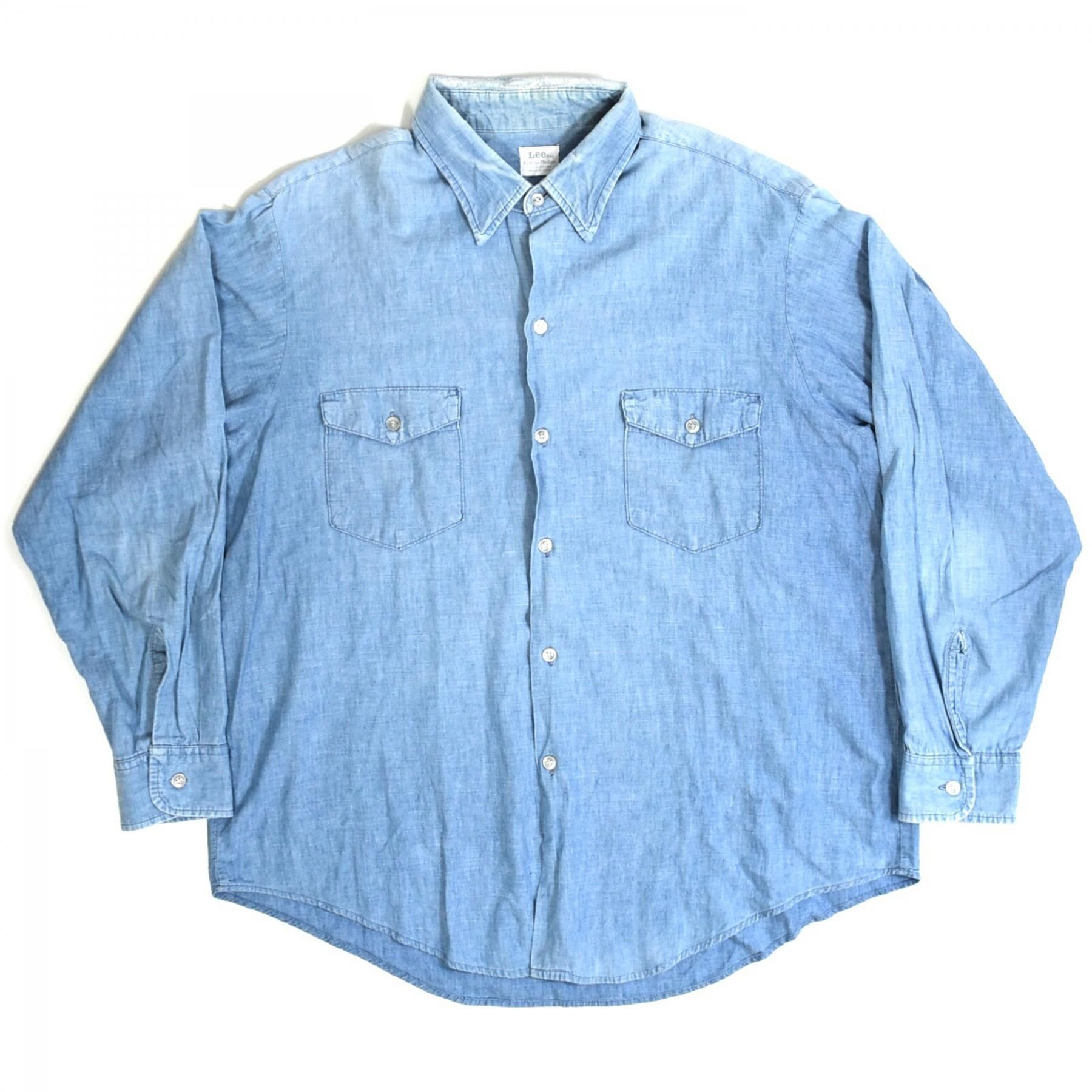 1970s Lee Denim shirt MADE IN USA XL 
