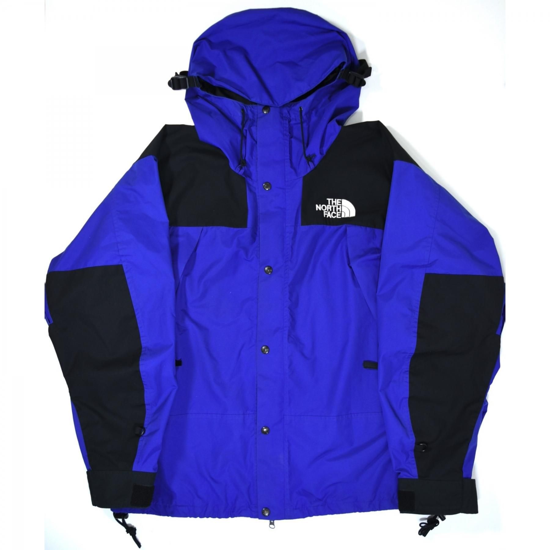 1990s THE NORTH FACE GORE-TEX Mountain jacket XL Aztec blue