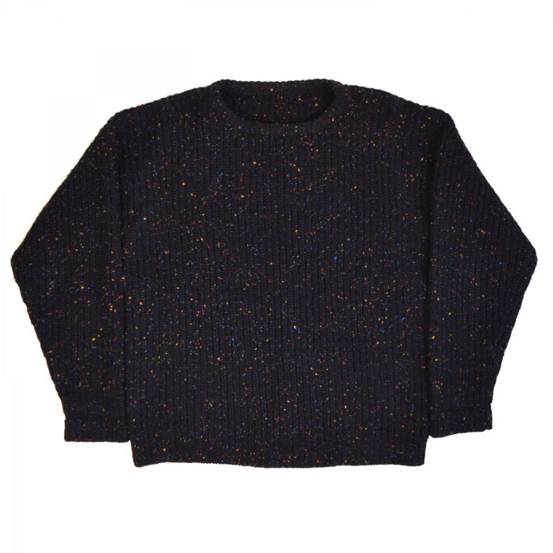 1980-90s UNKNOWN Wool knit sweater Black M-L