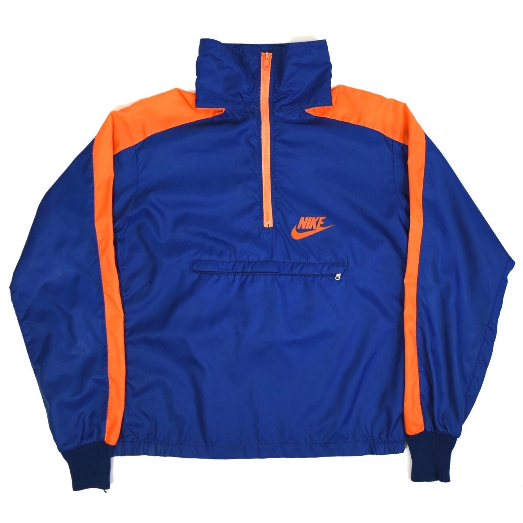 1970s NIKE Nylon pullover S MADE IN USA BlueOrange