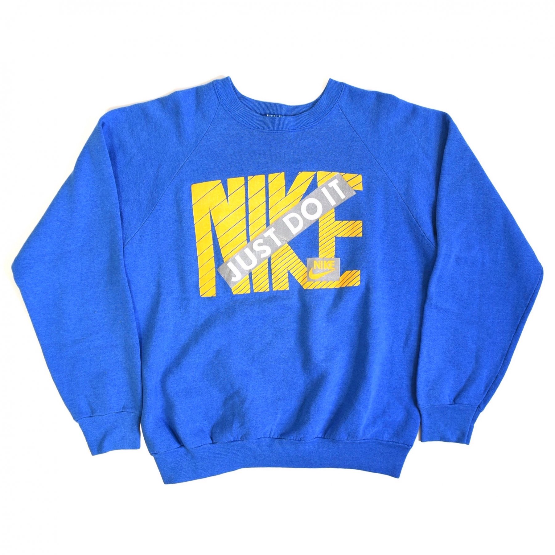 1980-90s NIKEFRUIT OF THE ROOM Sweat shirt L MADE IN USA Blue