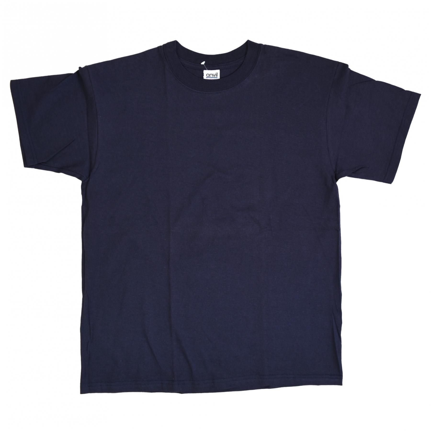 DEAD STOCK 2000 anvil Tradition Tee L MADE IN USA Navy