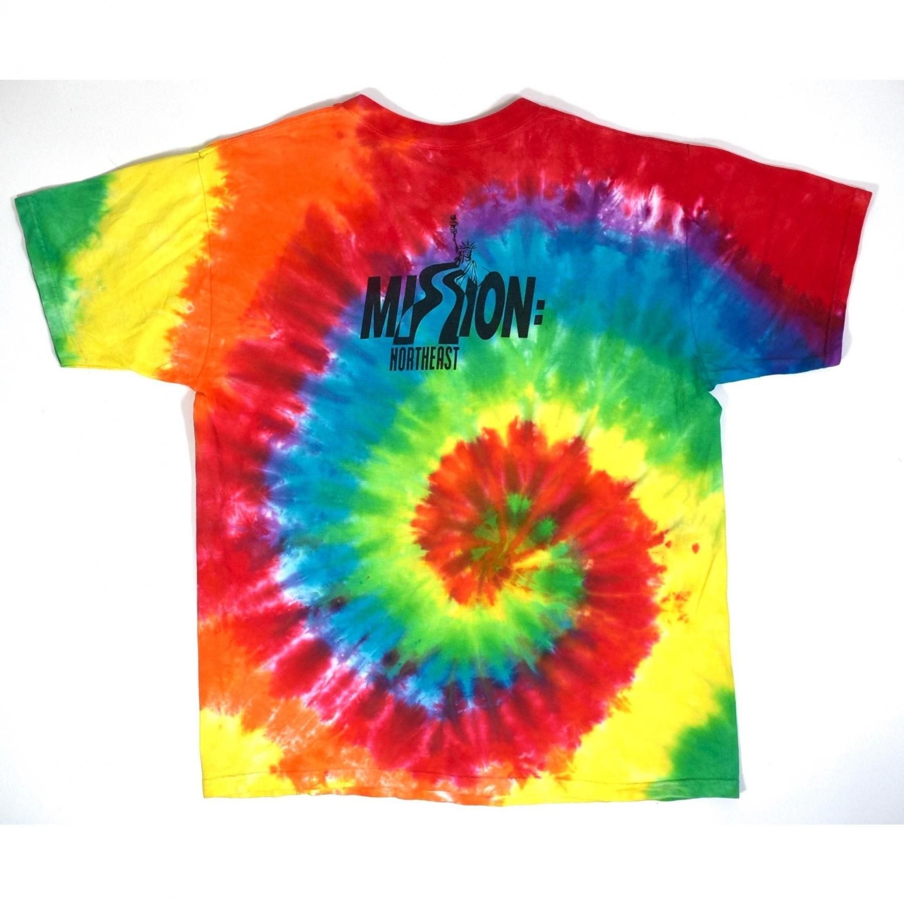 1990s MISSION NORTHEAST Tee L Tie dye