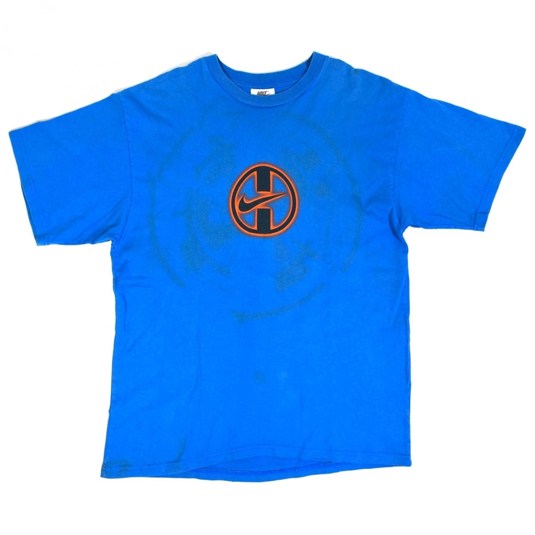1990s NIKE Cotton Tee M Blue