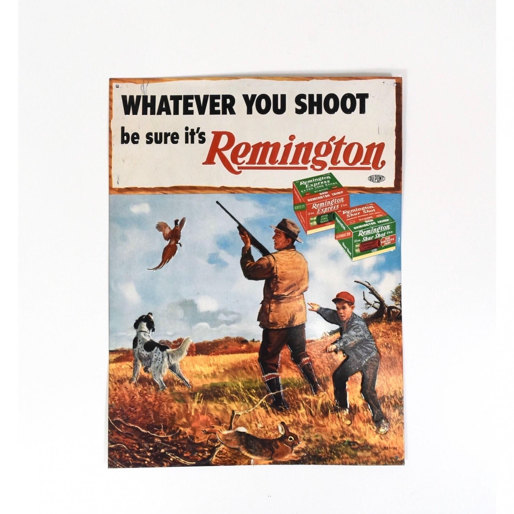 1990s REMINGTON Tinplate board