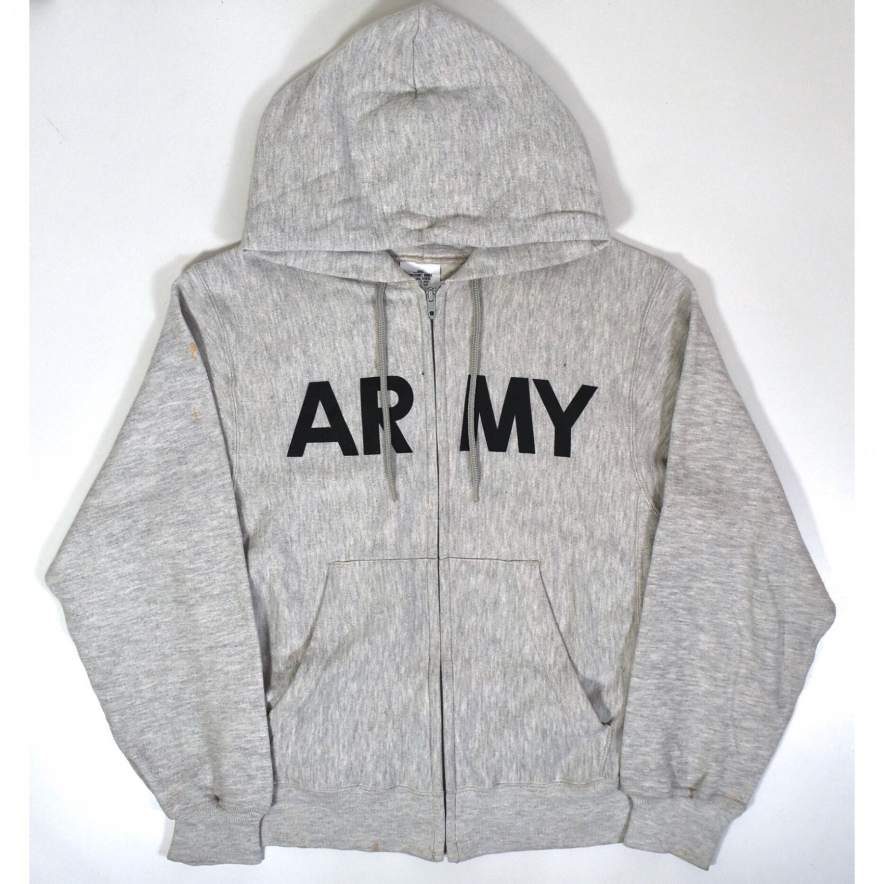 1989 U.S.ARMY Full zip sweat hoodie S