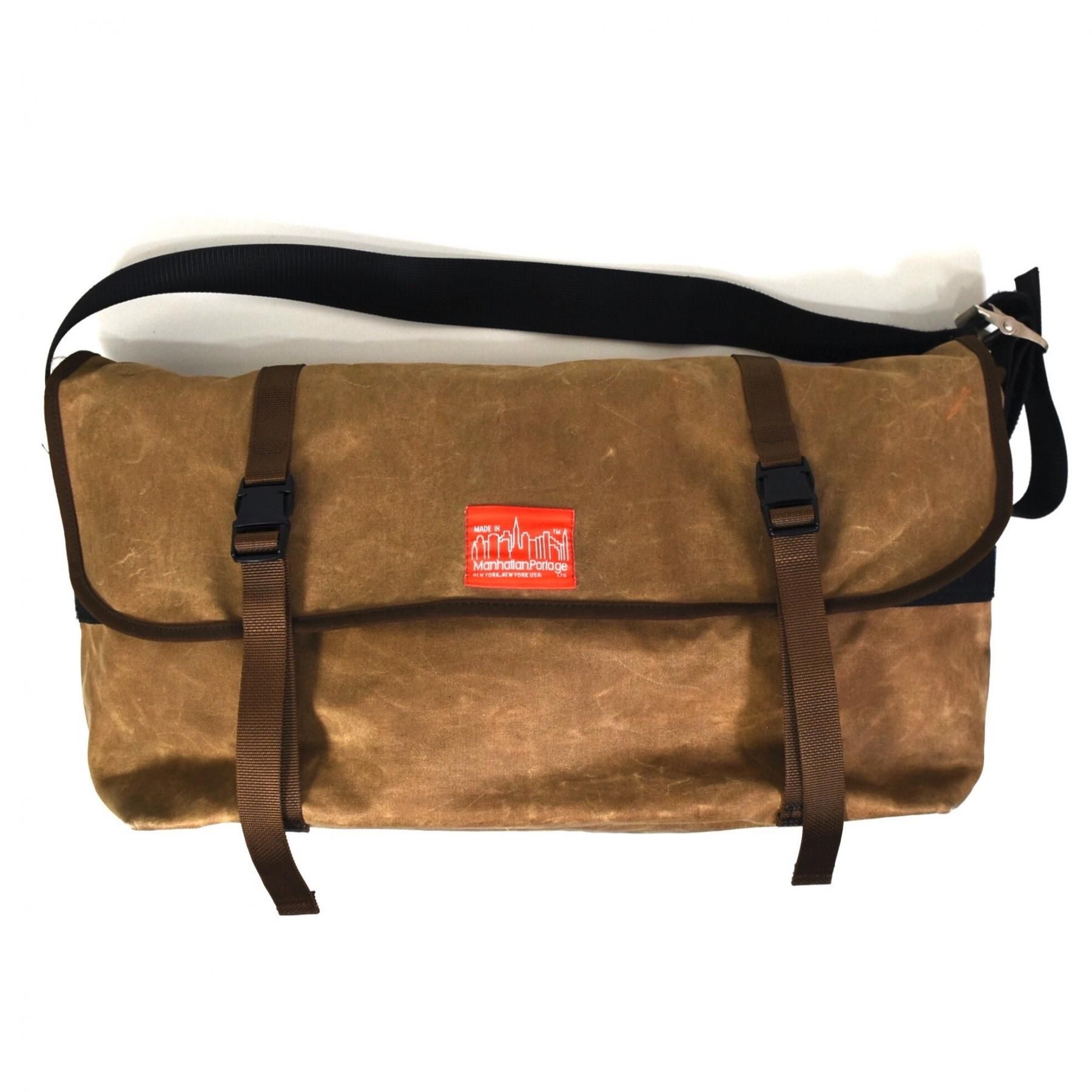 1990s MANHATTAN PORTAGE Messenger bag XL MADE N USA Oiled