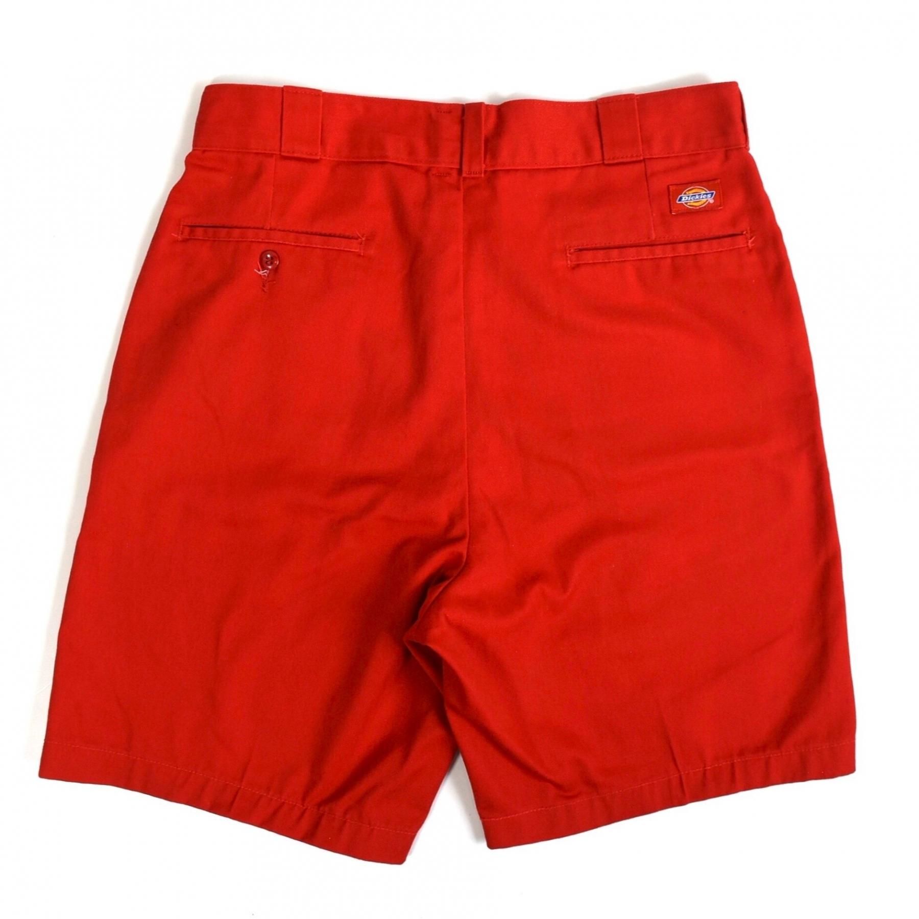 1990s DICKIES Work shorts W34 MADE IN USA Red