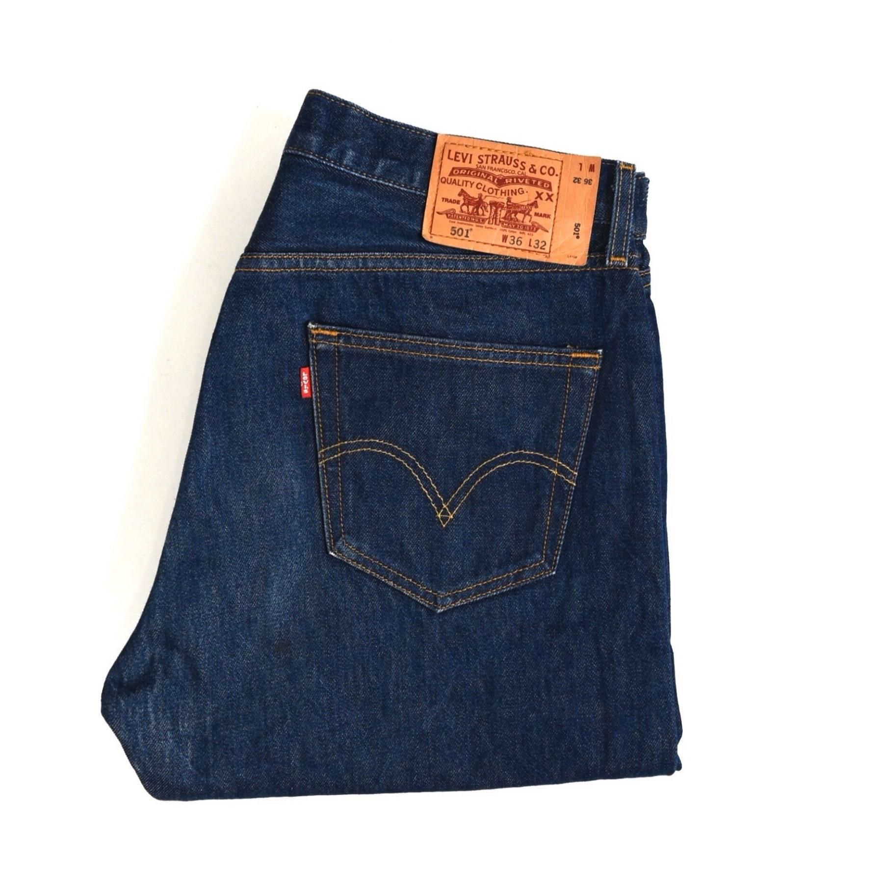 2009 LEVI'S 501 W36 L32 Dark indigo