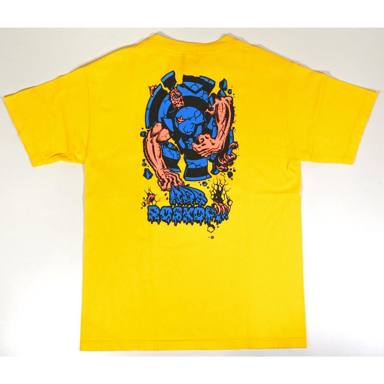 1990-2000s SANTA CRUZ SKATEBOARDS ROSKOPP Tee ML Yellow