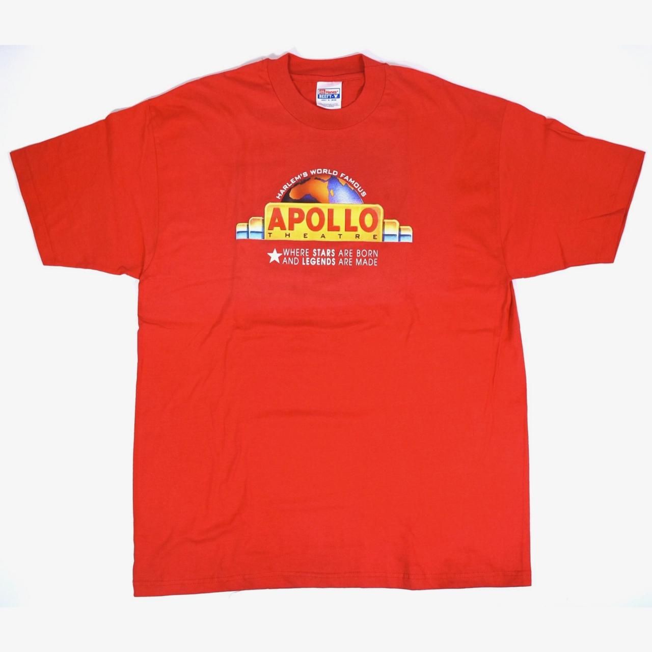 1990s APOLLO THEATRE HERLEM NEW YORK Tee XL Red