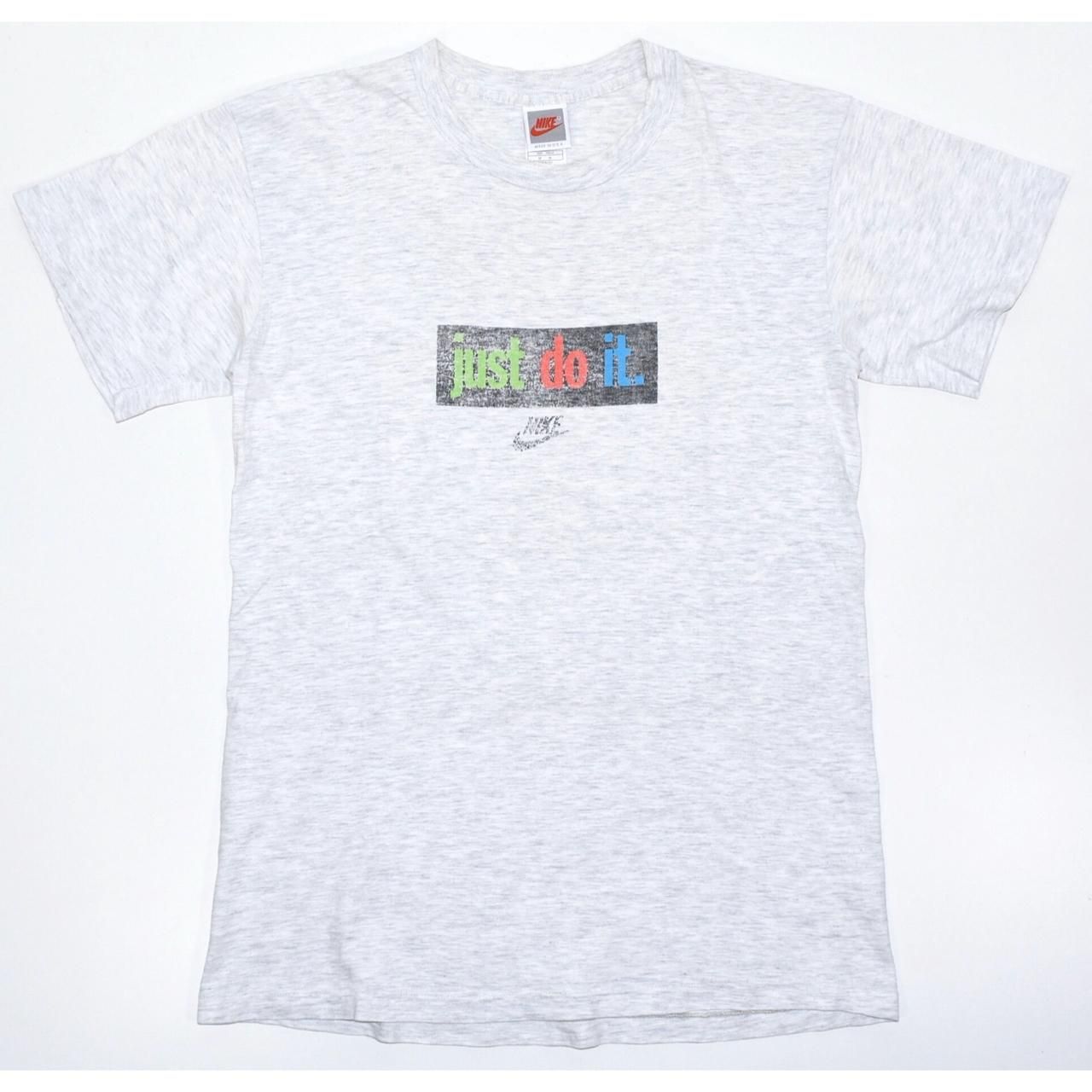 1990s NIKE Just do it Tee M MADE IN USA Gray
