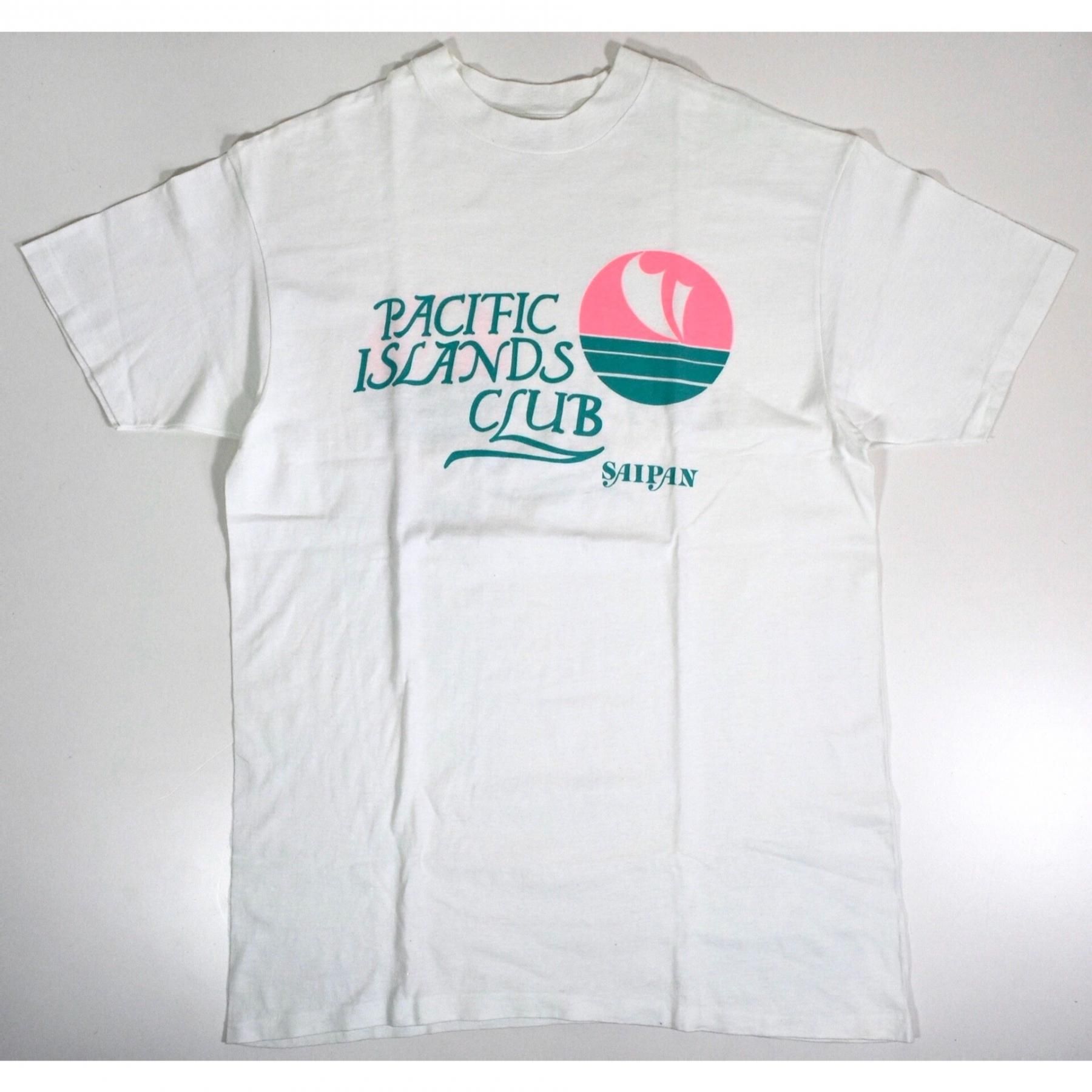 1980s PACIFIC ISLAND CLUB Cotton Tee XL MADE IN USA
