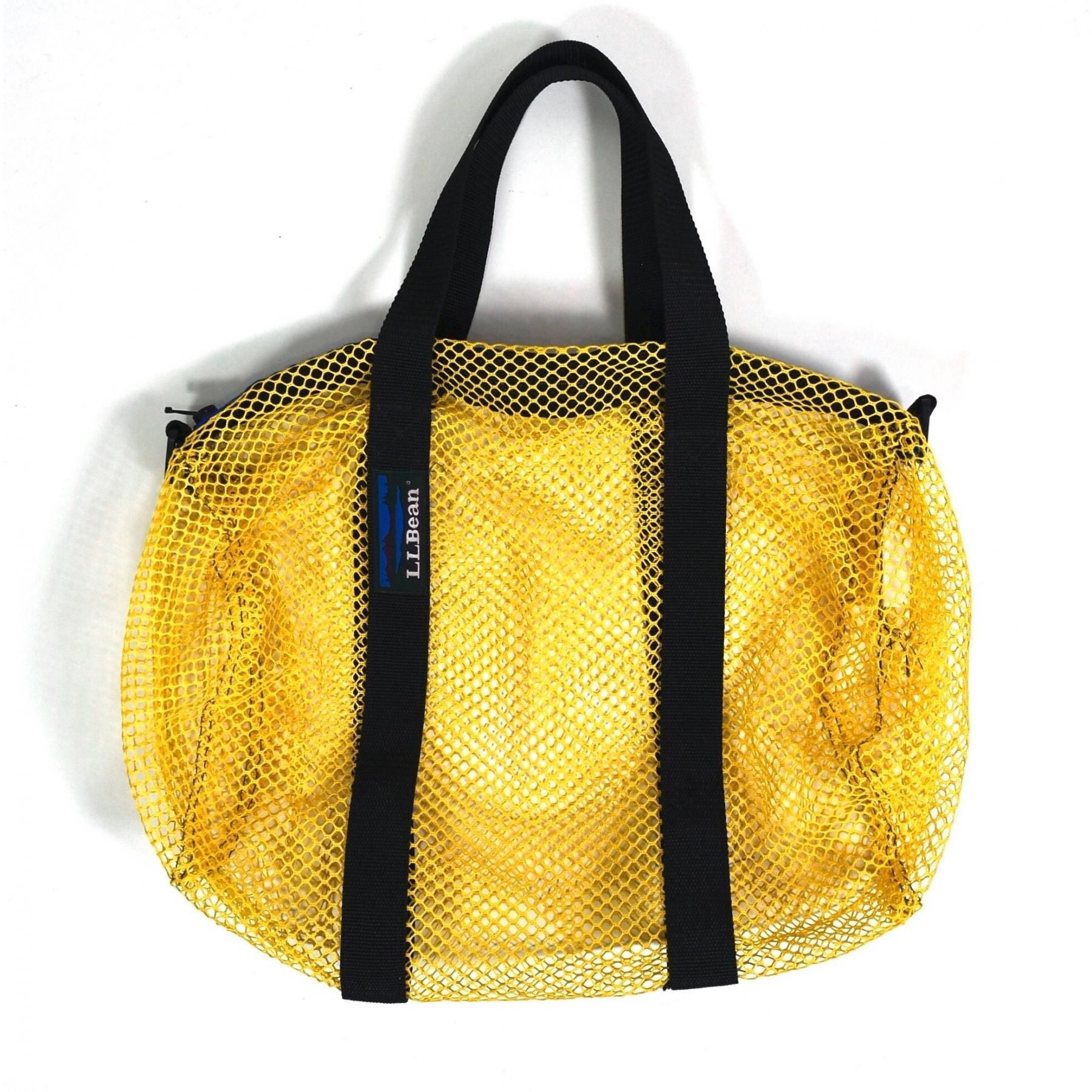 1990s L.L.Bean Mesh boston bag M Yellow