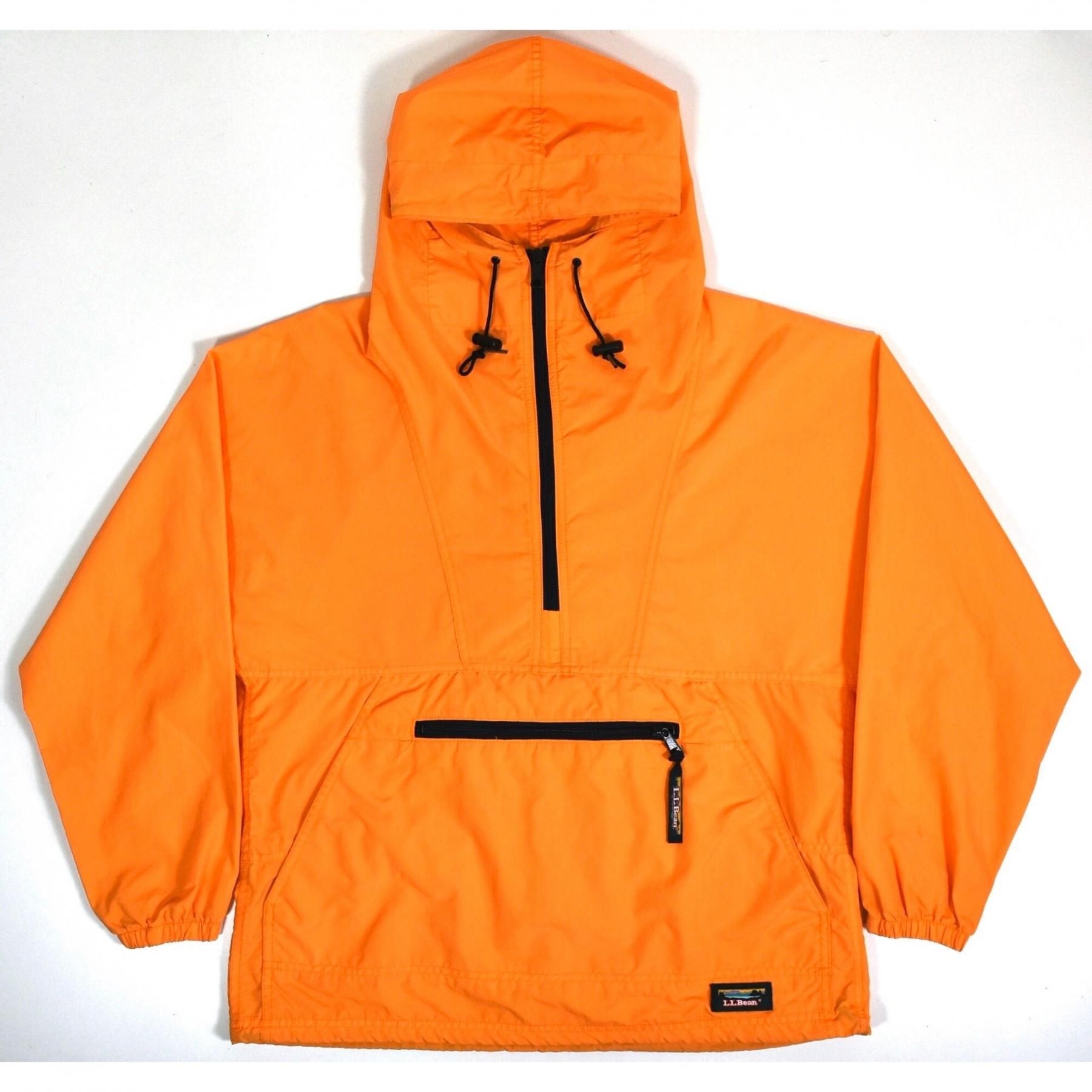 1990s L.L.Bean Nylon anorak MADE IN USA Yellow