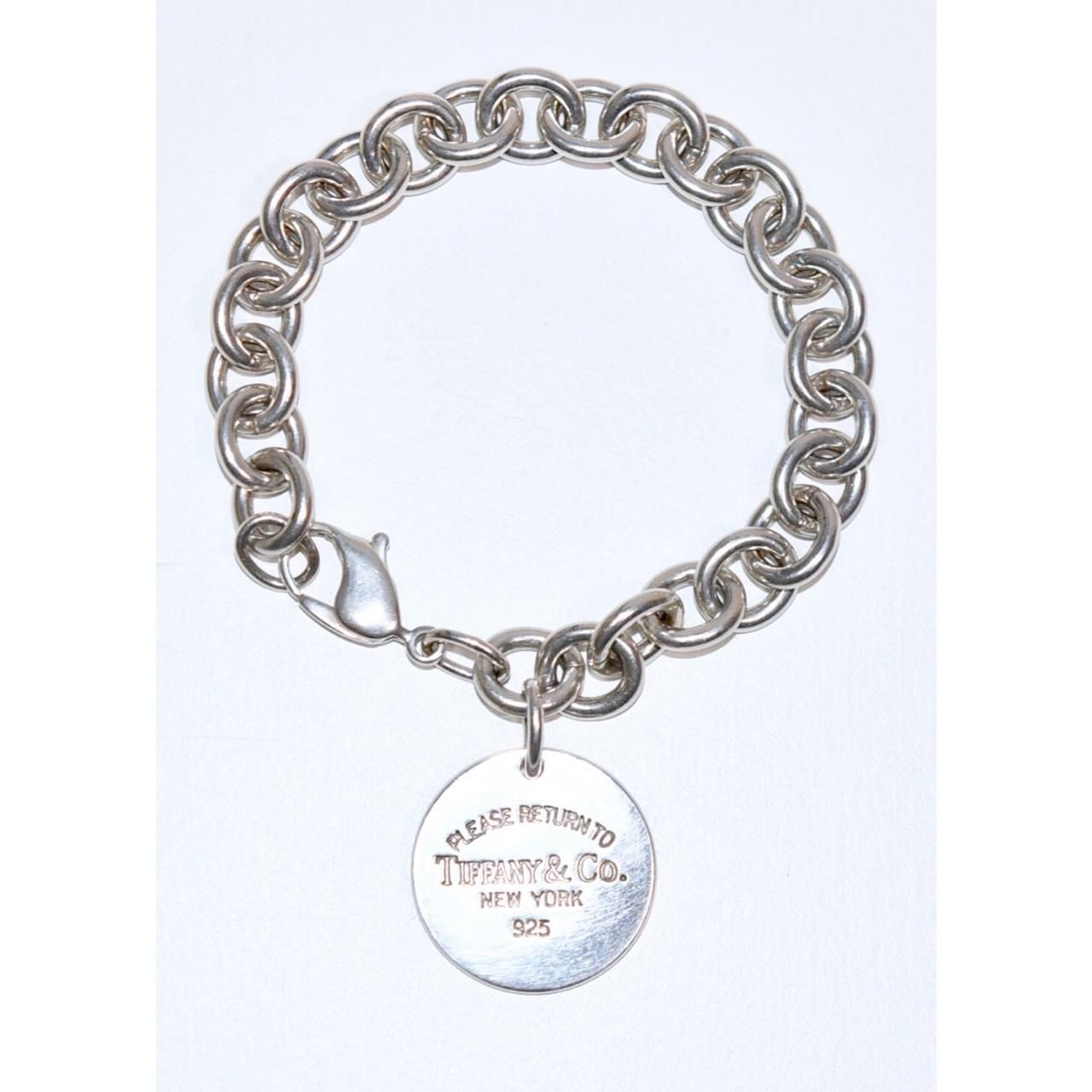 1990s Tiffany & Co. 'RETURN TO' Silver 925 Bracelet