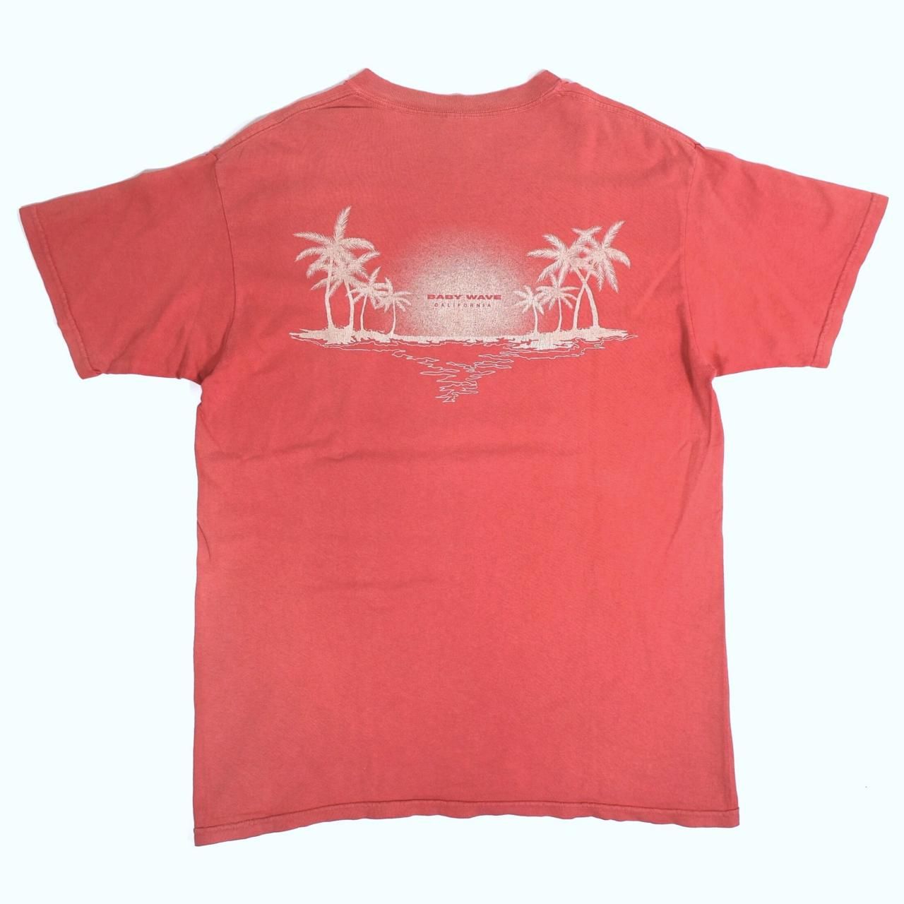 1990s BABY WAVE CALIFORNIA Cotton Tee L 