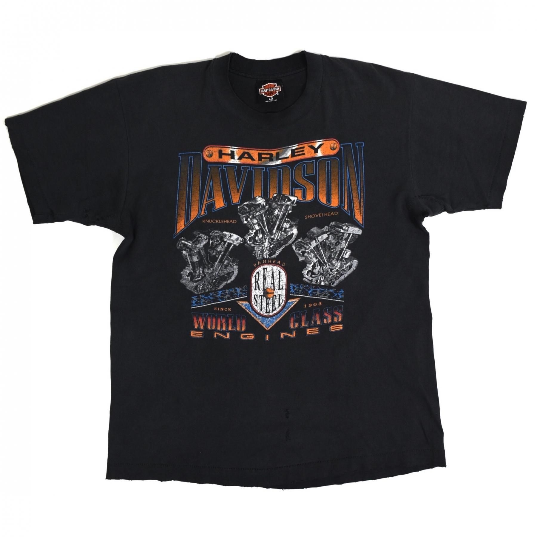 1990s HARLEY-DAVIDSON BIG BOAR Tee L MADE IN USA