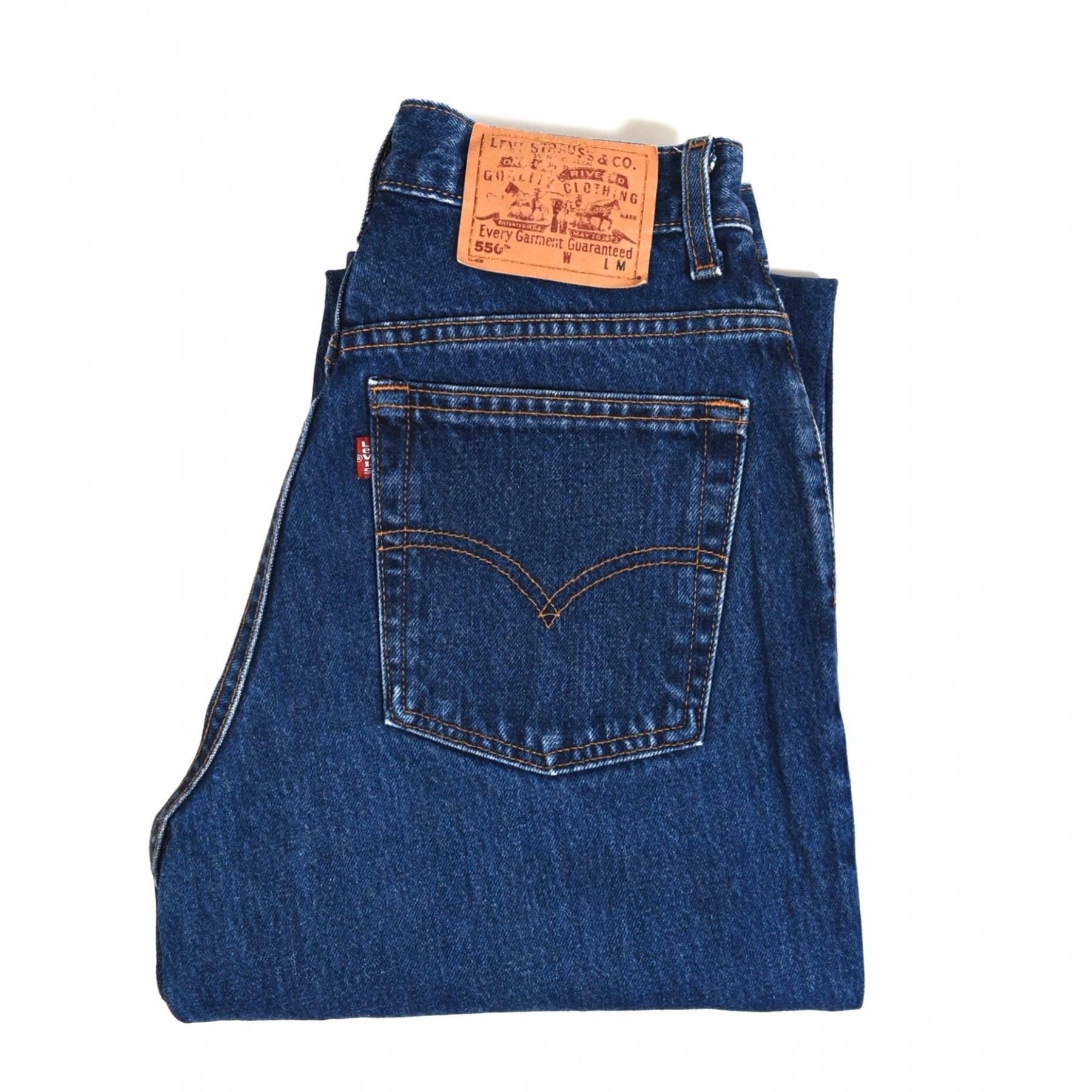 2001 LEVIS 550 W28 MADE IN MEXICO Dark indigo