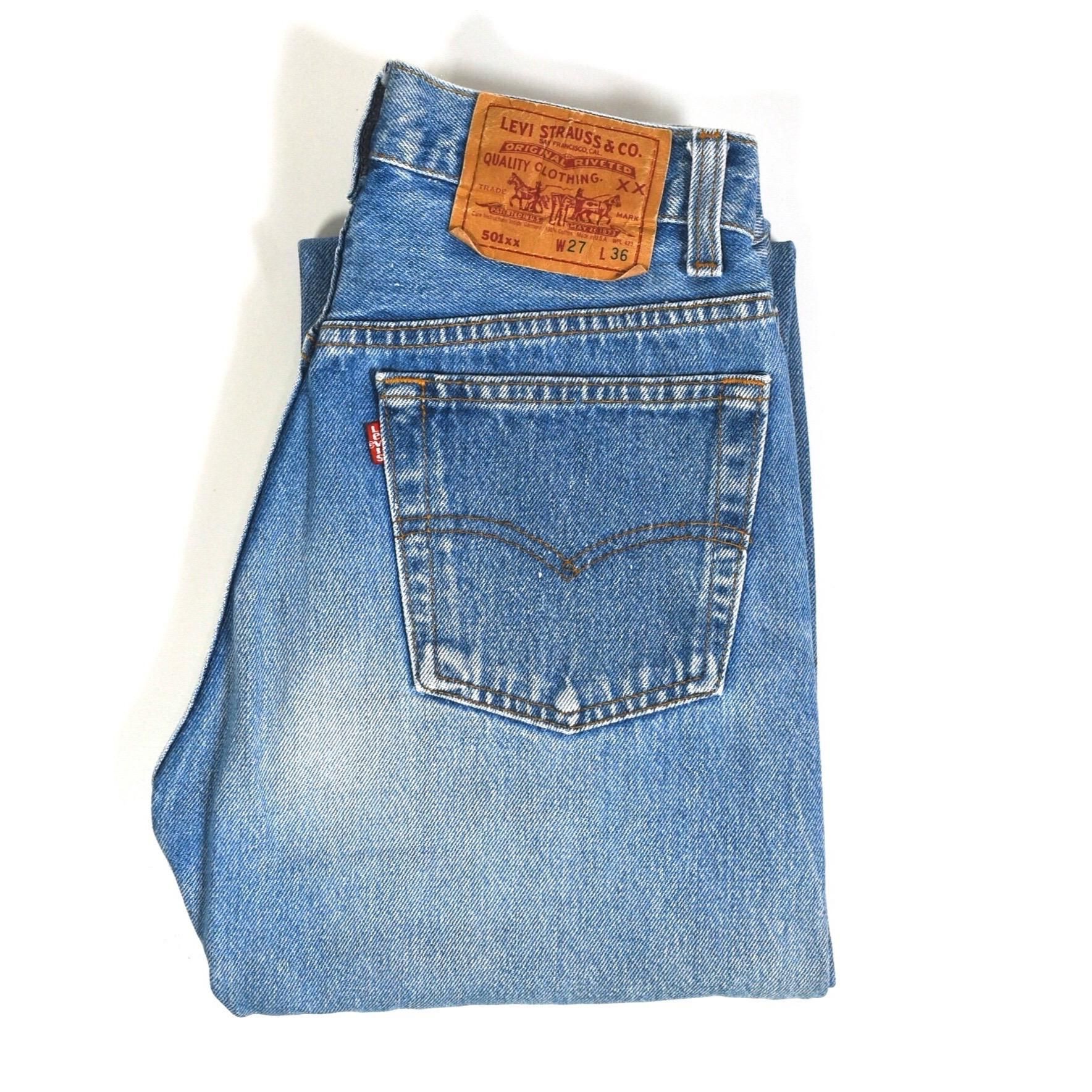 1990s LEVI'S 501xx W27 MADE IN USA Indigo