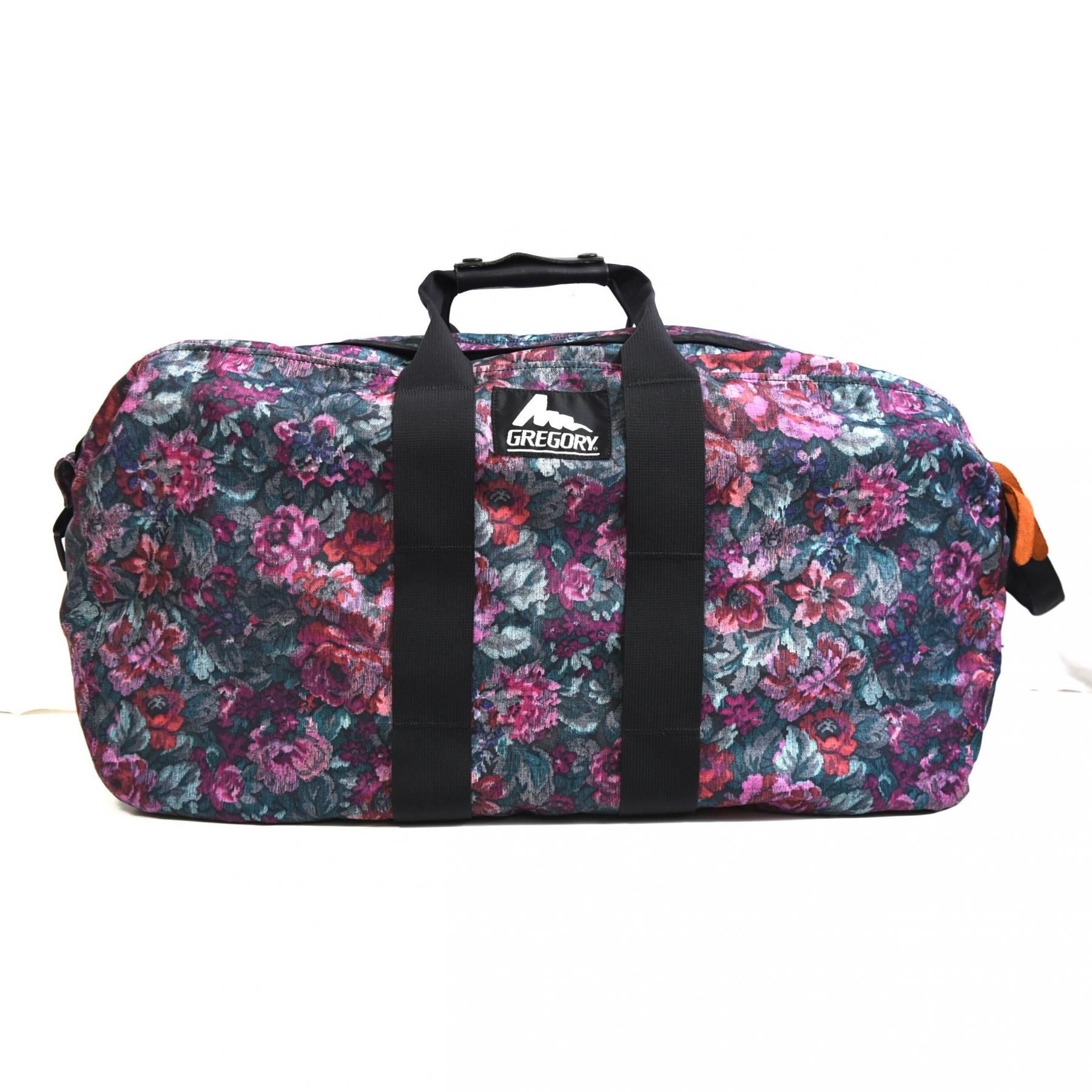 2000s GREGORY Dufful bag L MADE IN USA Floral tapestry
