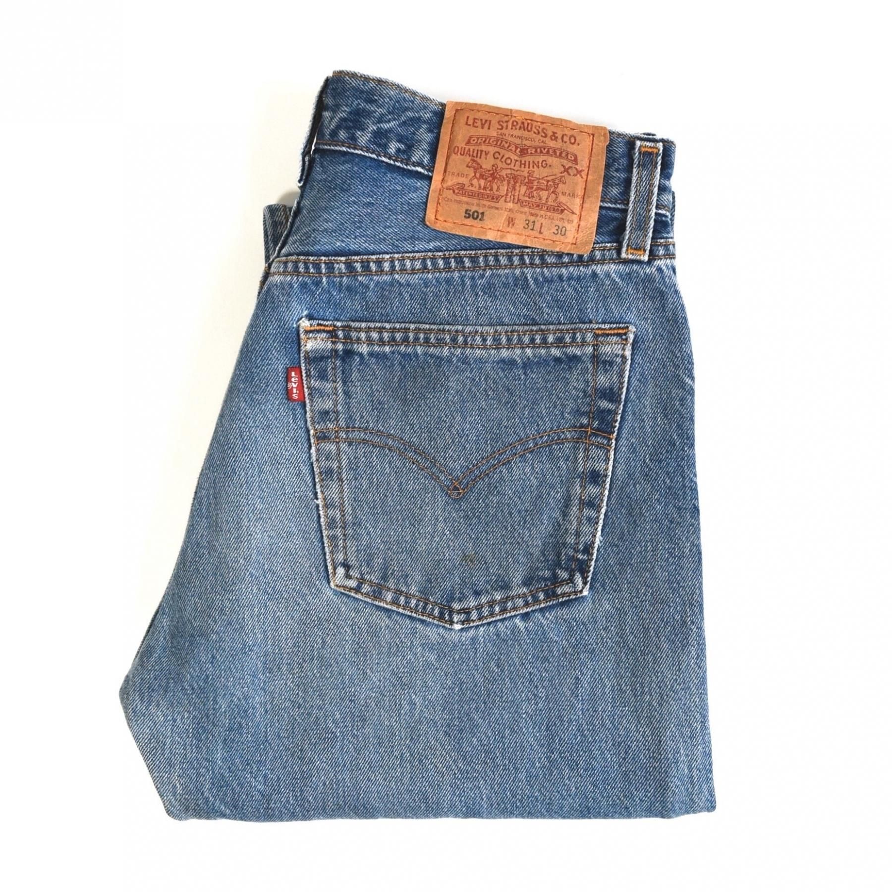 1996 LEVI'S 501 W31 MADE IN USA Indigo