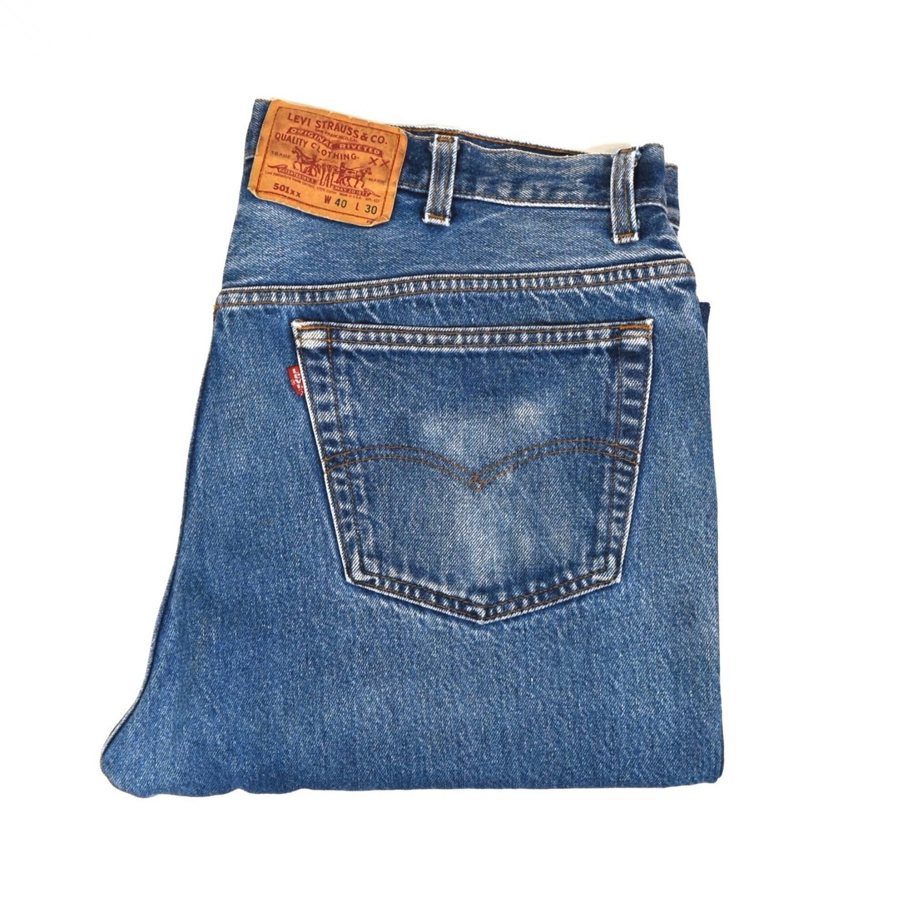 1990s LEVI'S 501 W40 MADE IN USA Indigo