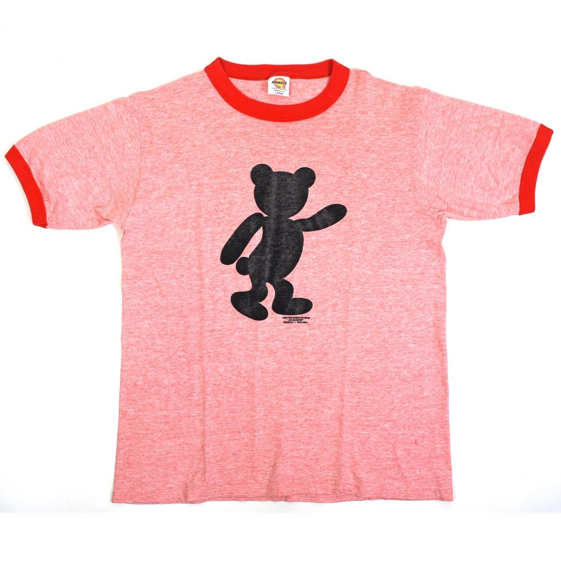 1993 JAY SHADOW Ringer Tee L MADE IN USA Red