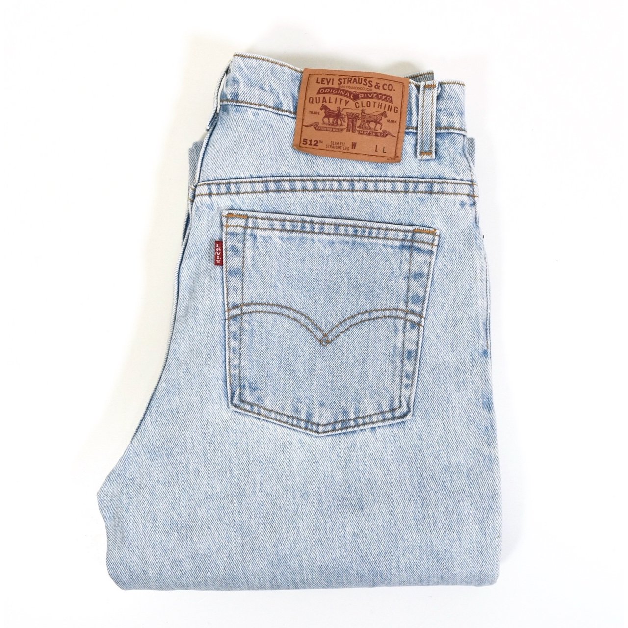 1998 LEVI'S 512 W30 MADE IN USA Ice blue