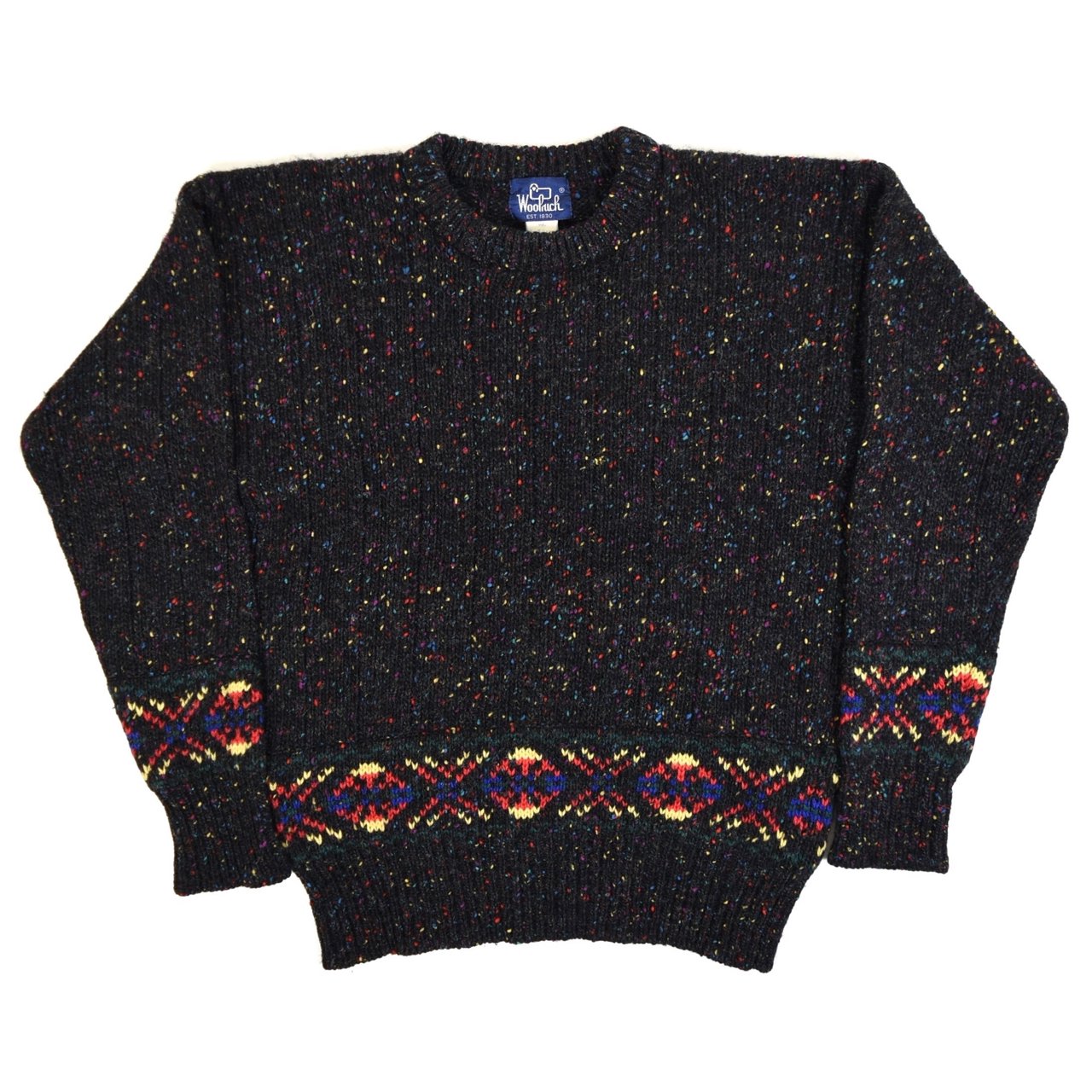 1980s Woolrich Knit sweater M Black