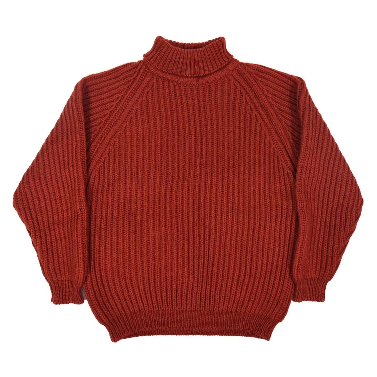 1990s HIGHLAND CLUB Wool knit sweater M MADE IN UNITED KINGDOM 