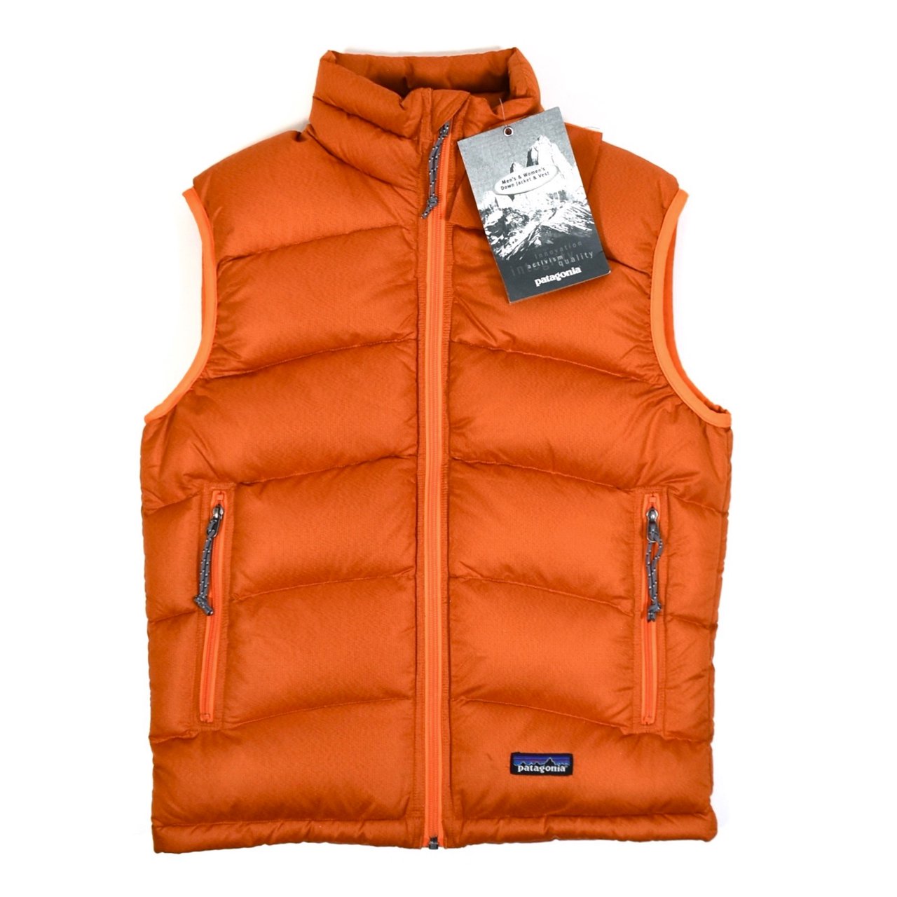 DEAD STOCK 2002 PATAGONIA Down vest WOMEN'S XS Orange